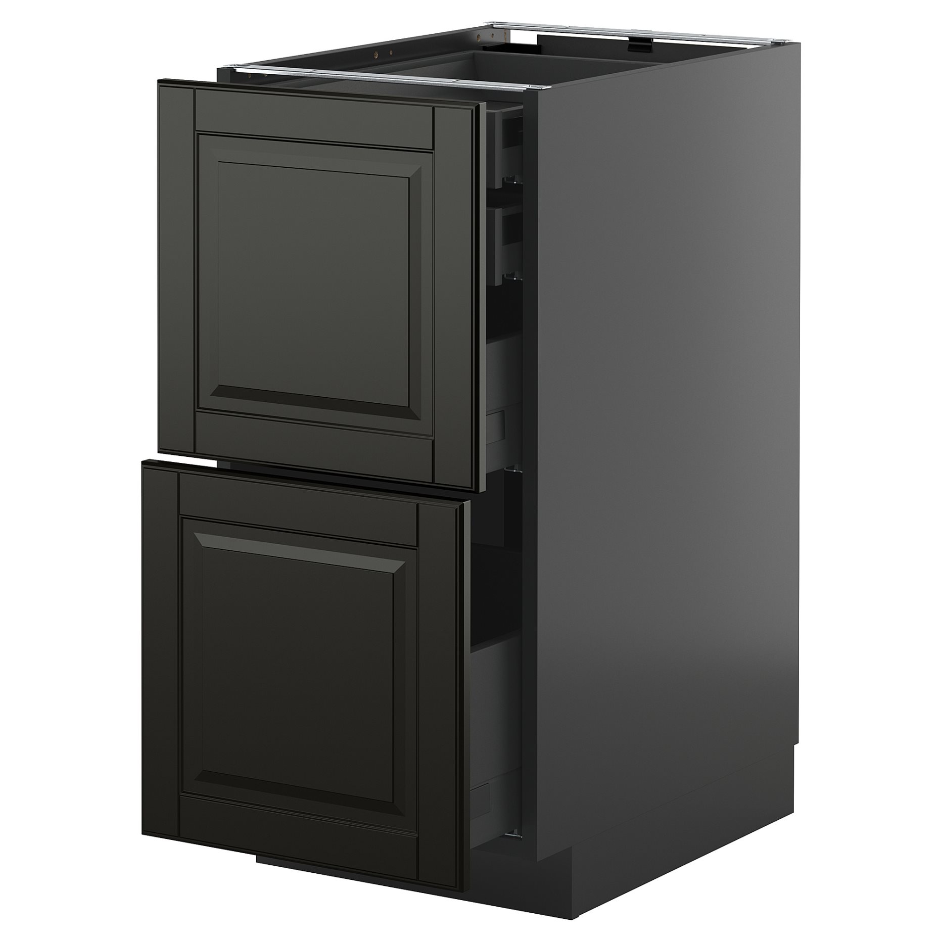 METOD/KNIVSHULT, долен шкаф с 2 чела/2 ниски + 1 средно + 1 високо чекм., 995.883.84