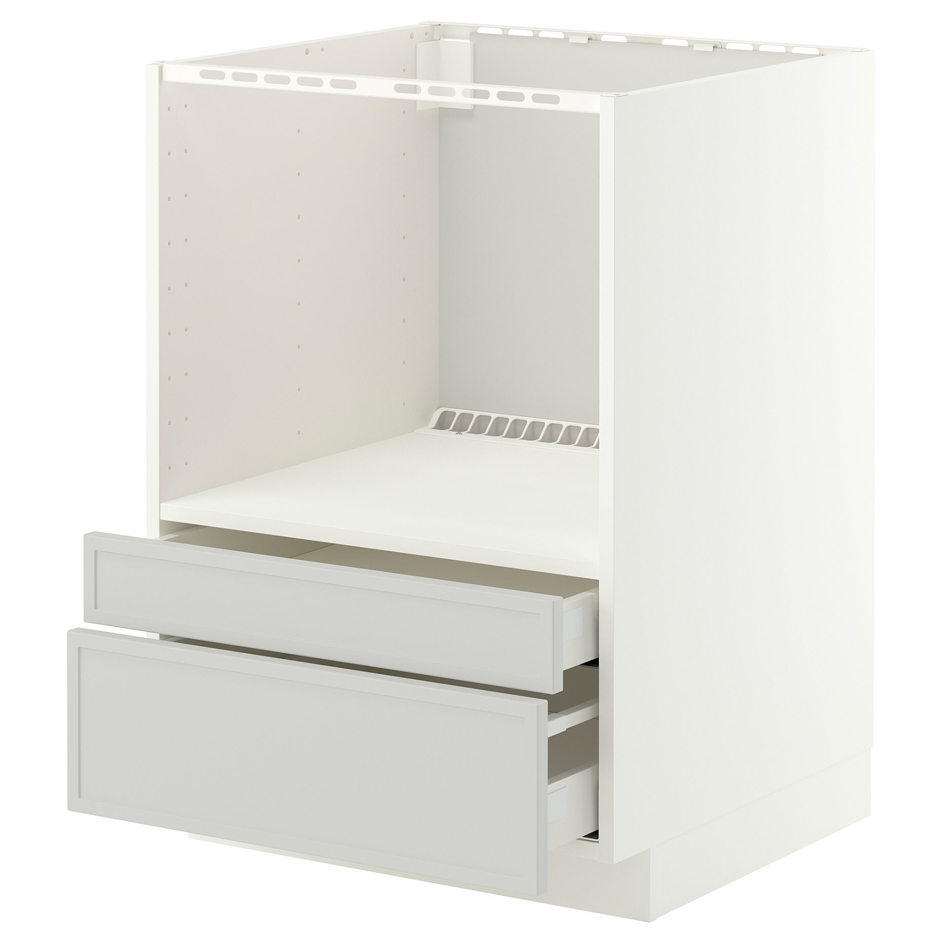 METOD/MAXIMERA, долен шкаф за комб. микр./чекмедже, 60x60 см, 996.062.55