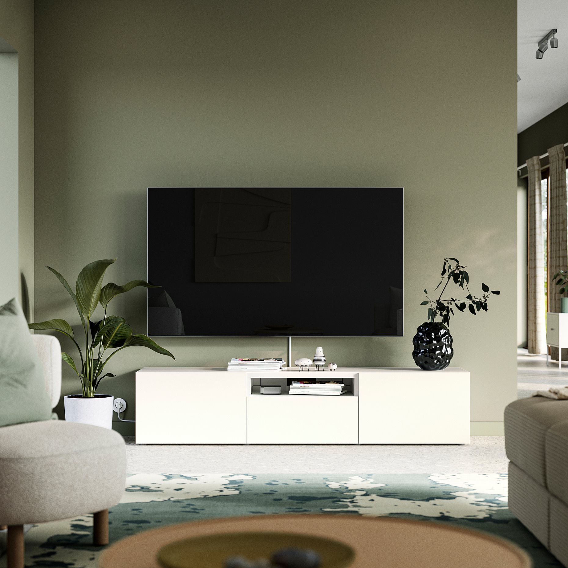 BESTÅ, TV шкаф, 180x42x39 см, 996.229.48