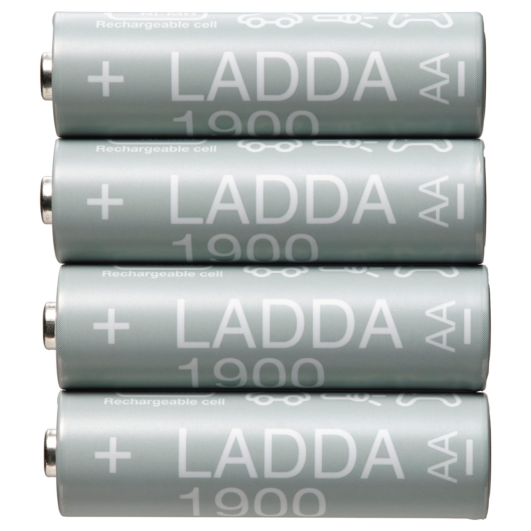 LADDA, акумулаторна батерия, АА, 4бр. в к-т, 005.098.14