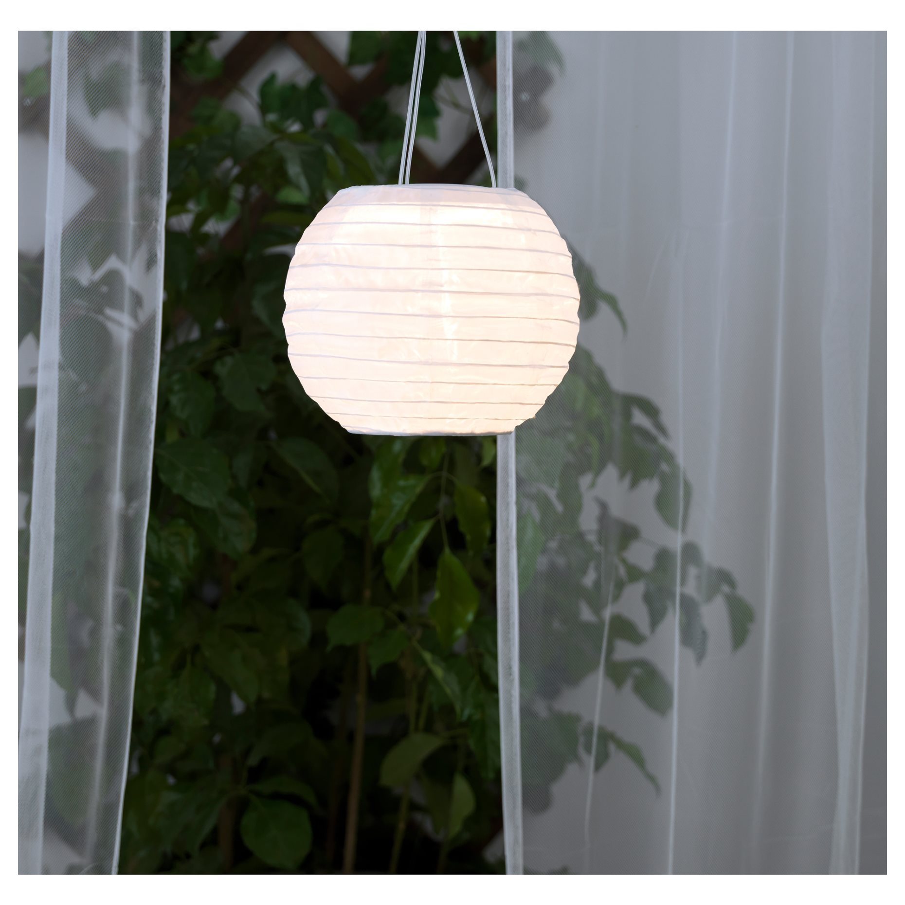 SOLVINDEN, LED висяща лампа соларна, 22 см, 005.136.70