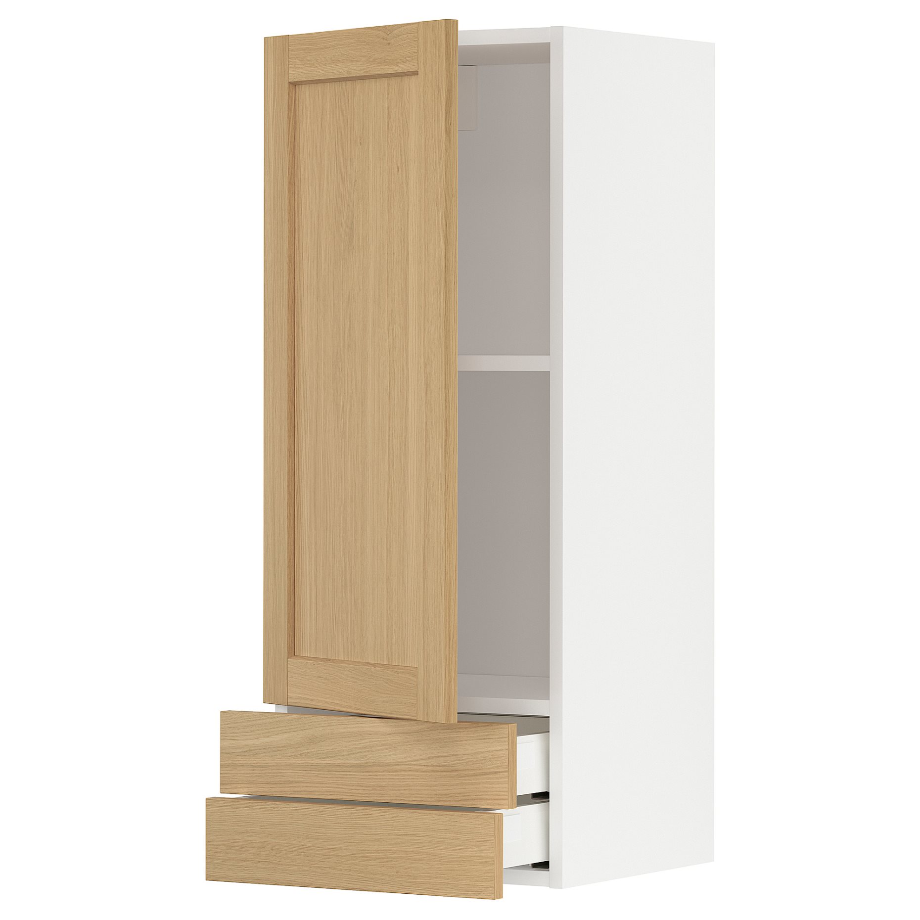METOD/MAXIMERA, стенен шкаф с врата/2 чекмеджета, 095.093.91