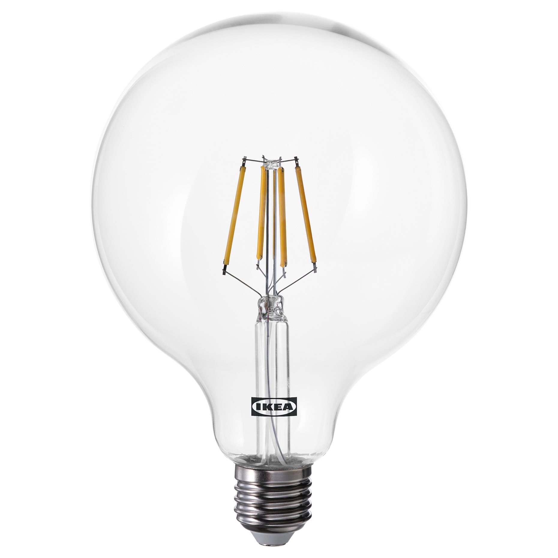 LUNNOM, LED крушка E27 470 лумена, регул. на светлината/глобус, 125 мм, 105.393.68