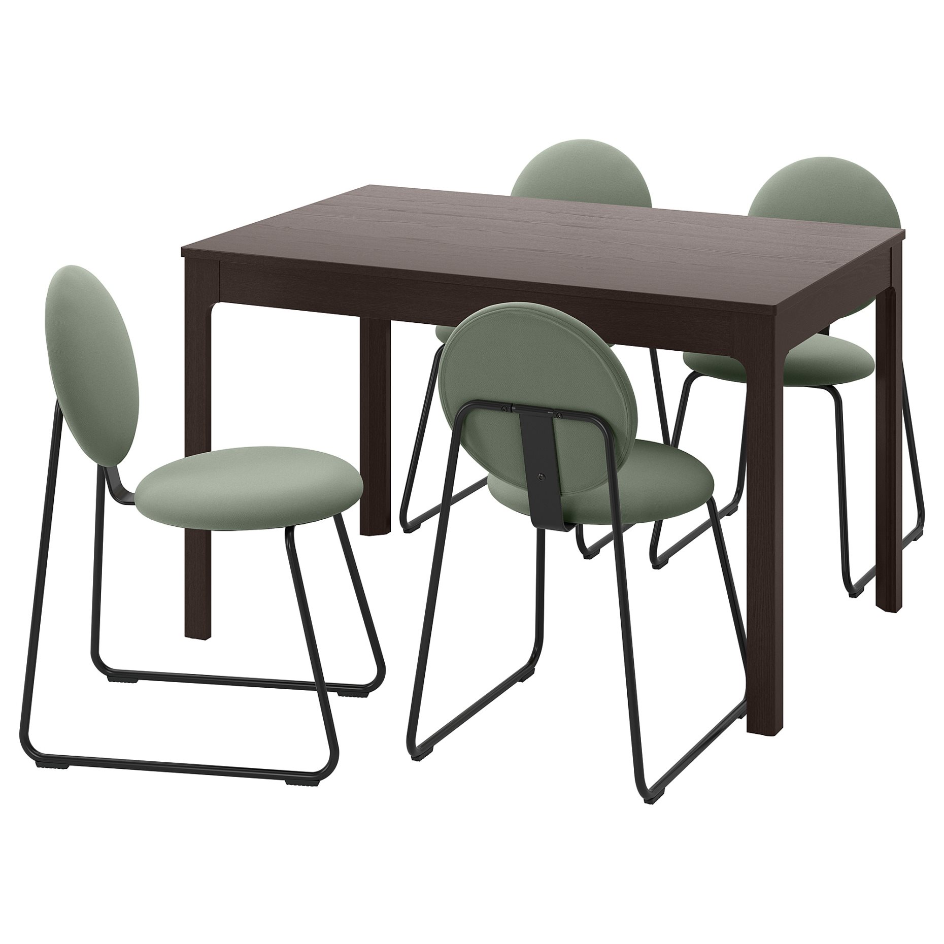 EKEDALEN/MANHULT, маса и 4 стола, 195.059.29