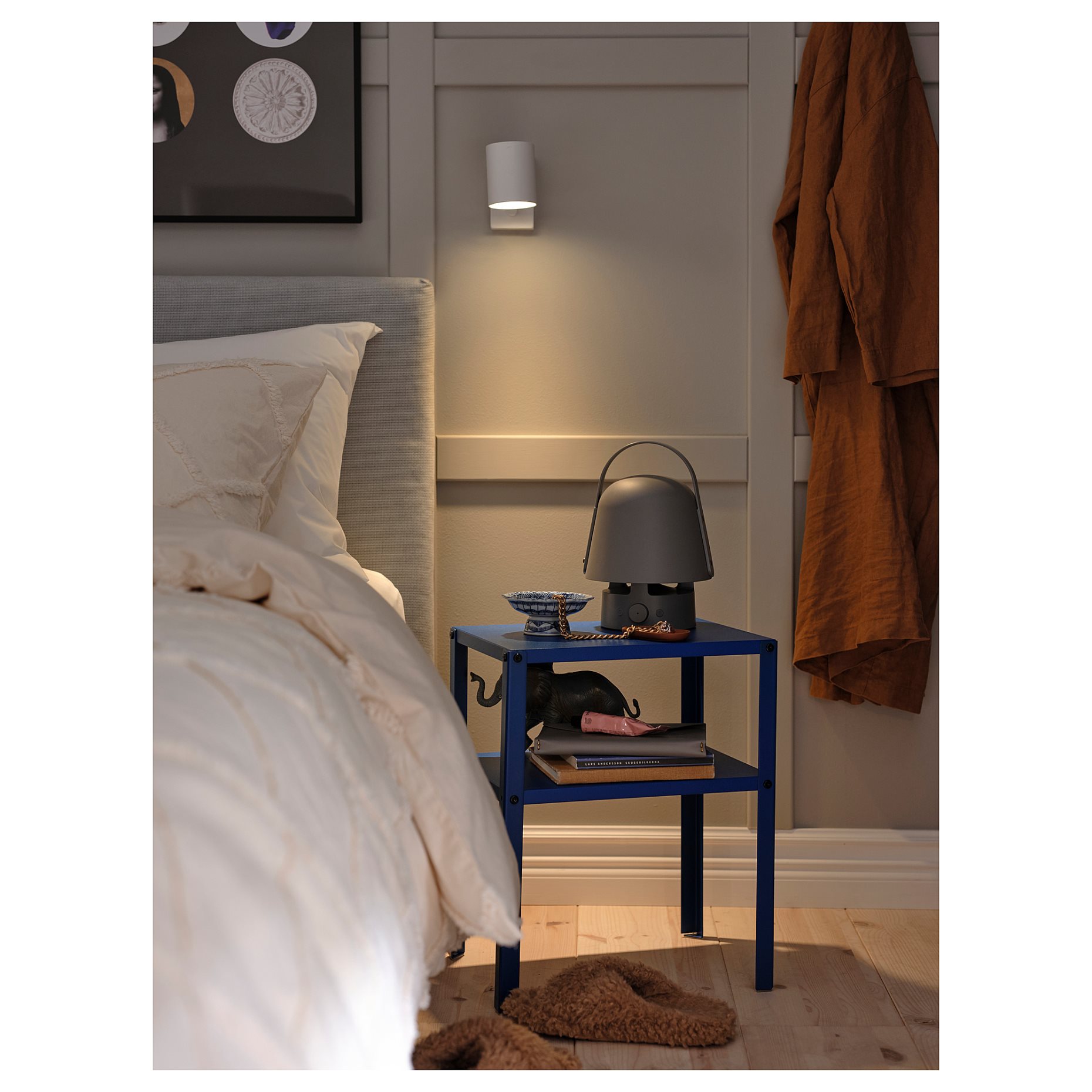 VAPPEBY, bluetooth тонколона и лампа/на открито, 205.107.36