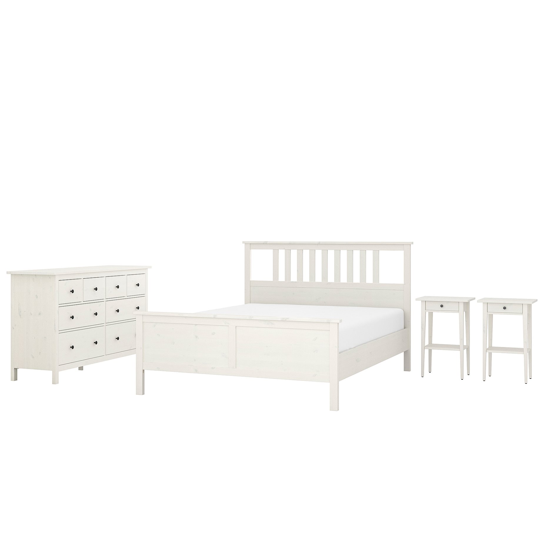 HEMNES, мебели за спалня, комплект 4 части, 294.879.82