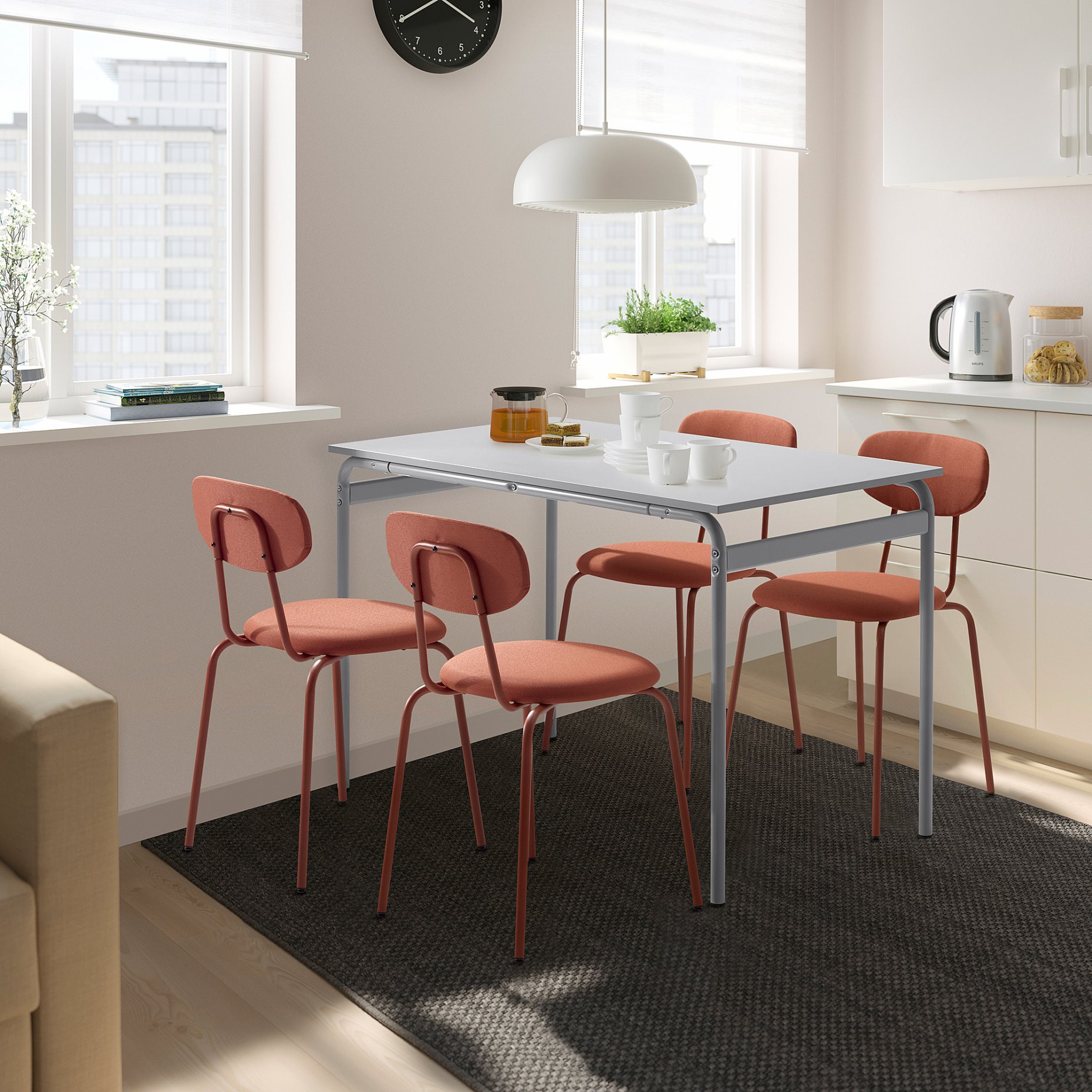 GRASALA/OSTANO, маса и 4 стола, 294.972.93