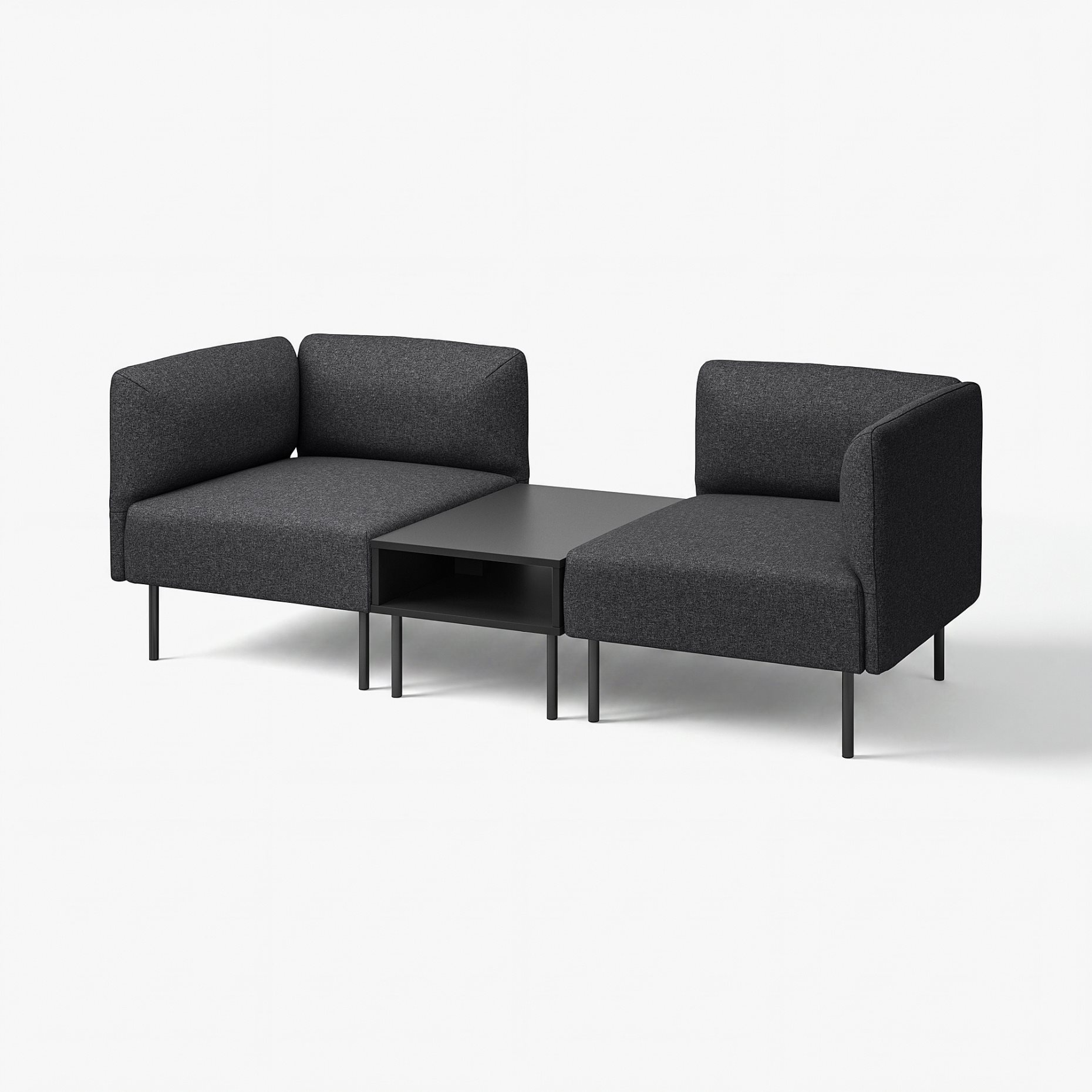 LILLEHEM, 2-местен модулен диван с маса, 295.360.58
