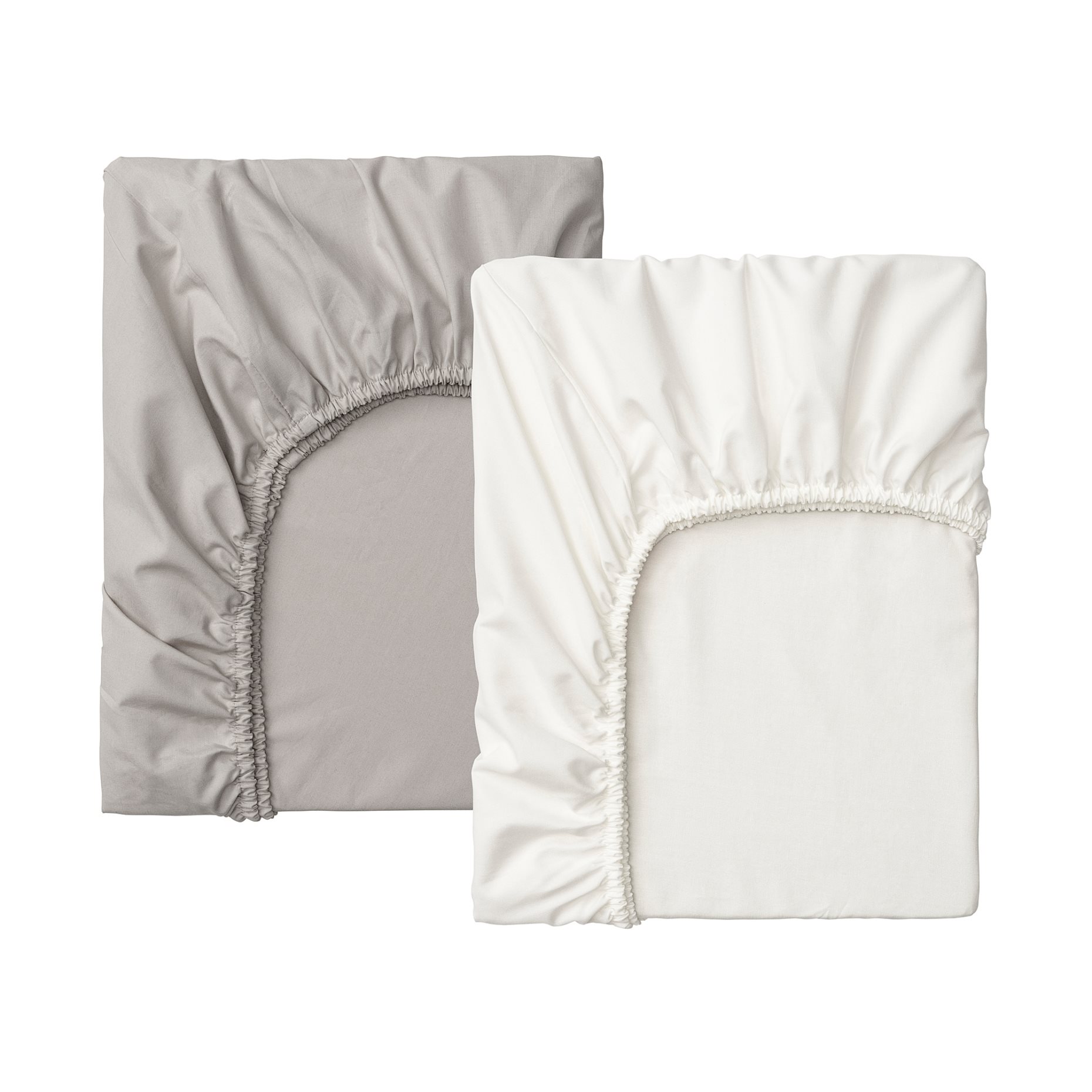 LENAST, Чаршаф с ластик за детско креватче, 2 бр. в к-т, 60x120 см, 304.576.01