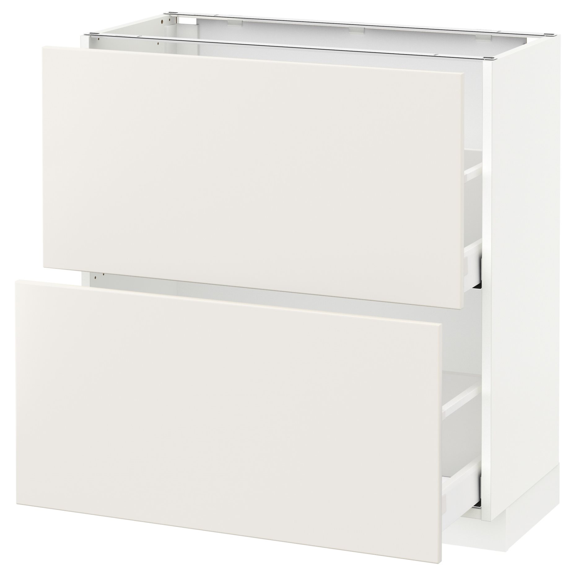 METOD/MAXIMERA, долен шкаф с 2 чекмеджета, 390.514.99