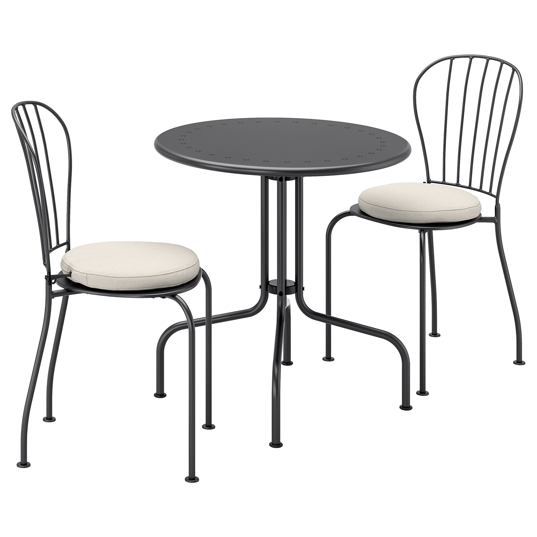 LÄCKÖ, маса с 2 стола, за употреба на открито, 392.690.16