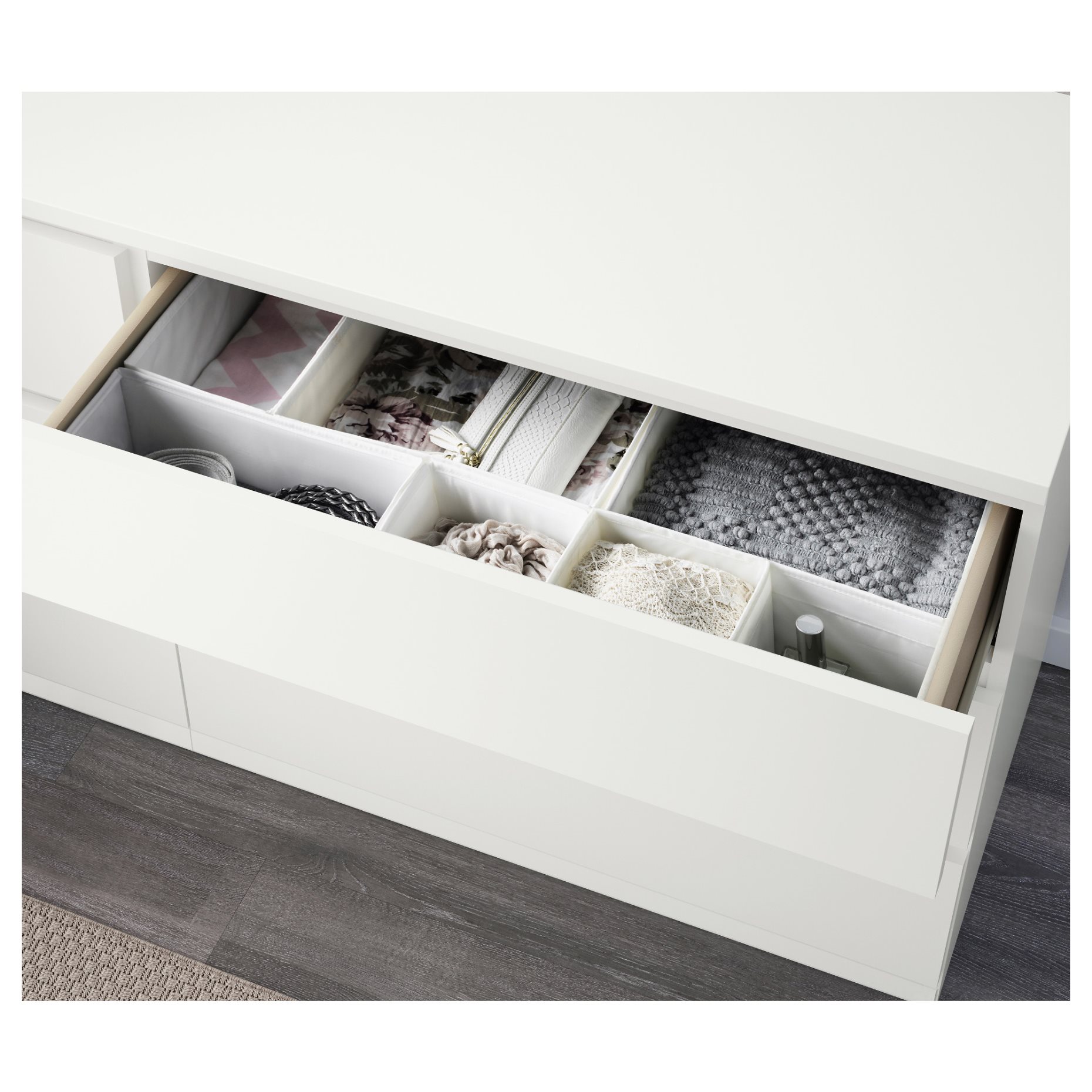 MALM, мебели за спалня, комплект 4 части, 394.882.31