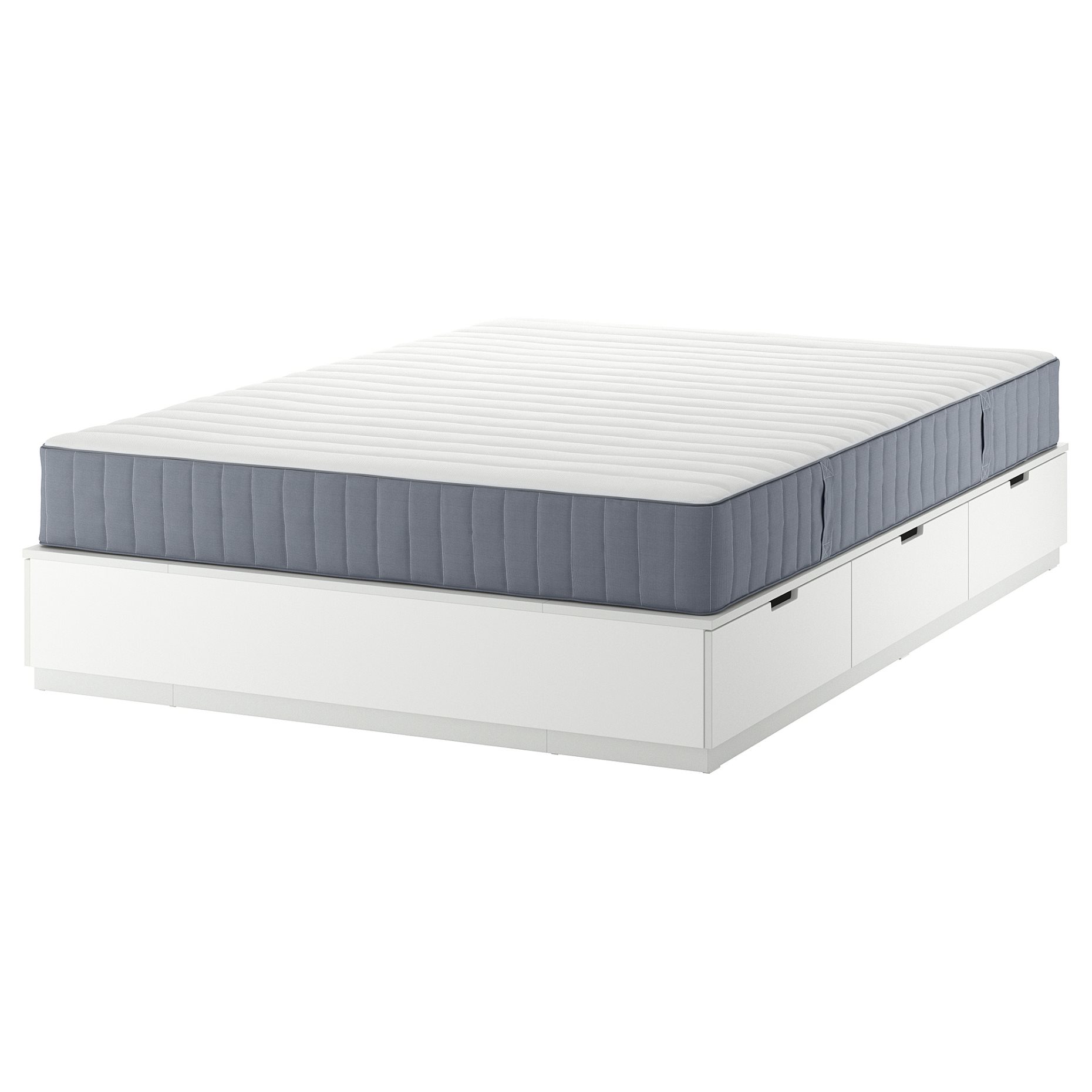 NORDLI, рамка за легло с място за съхр. и матр., 395.377.07