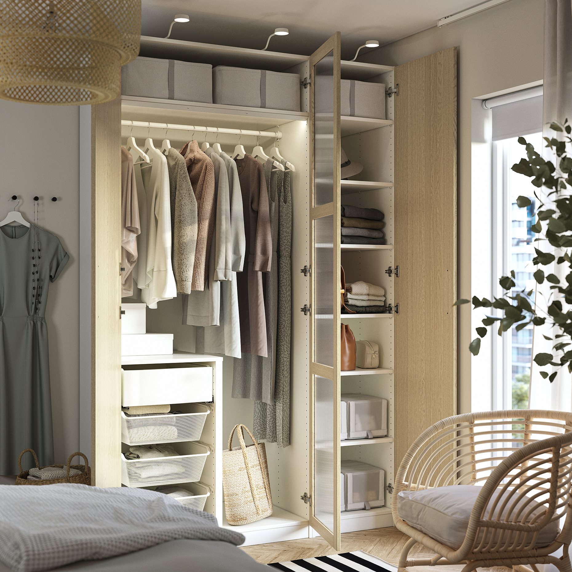 PAX/TONSTAD, гардероб - комбинация, 395.490.41