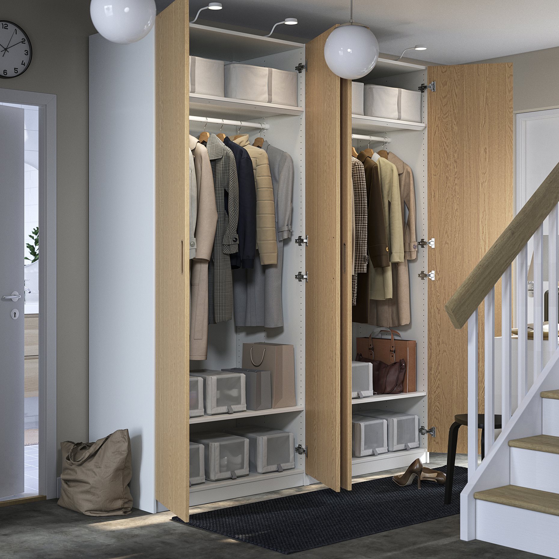 PAX/TONSTAD, гардероб - комбинация, 395.490.98