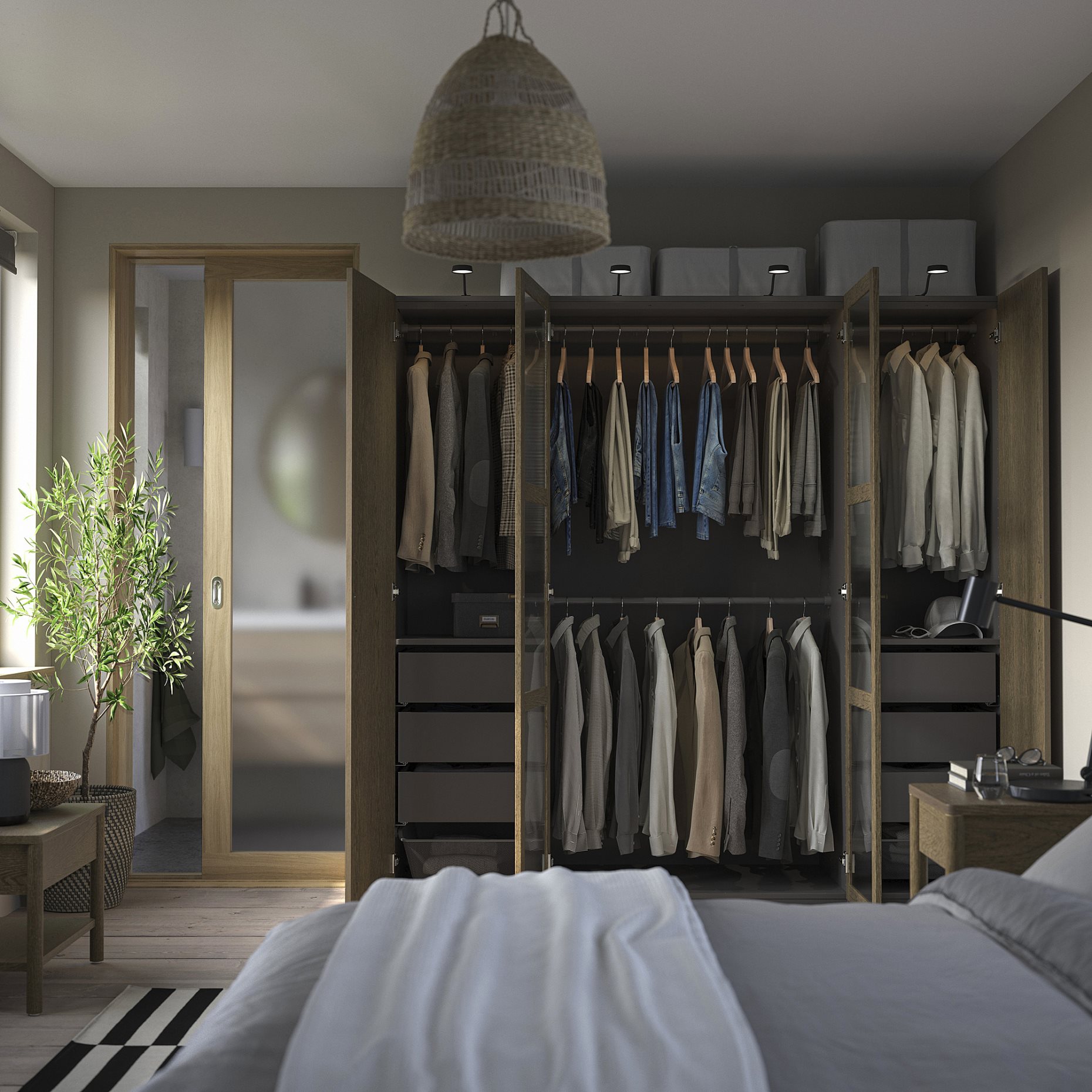 PAX/TONSTAD, гардероб - комбинация, 395.493.76