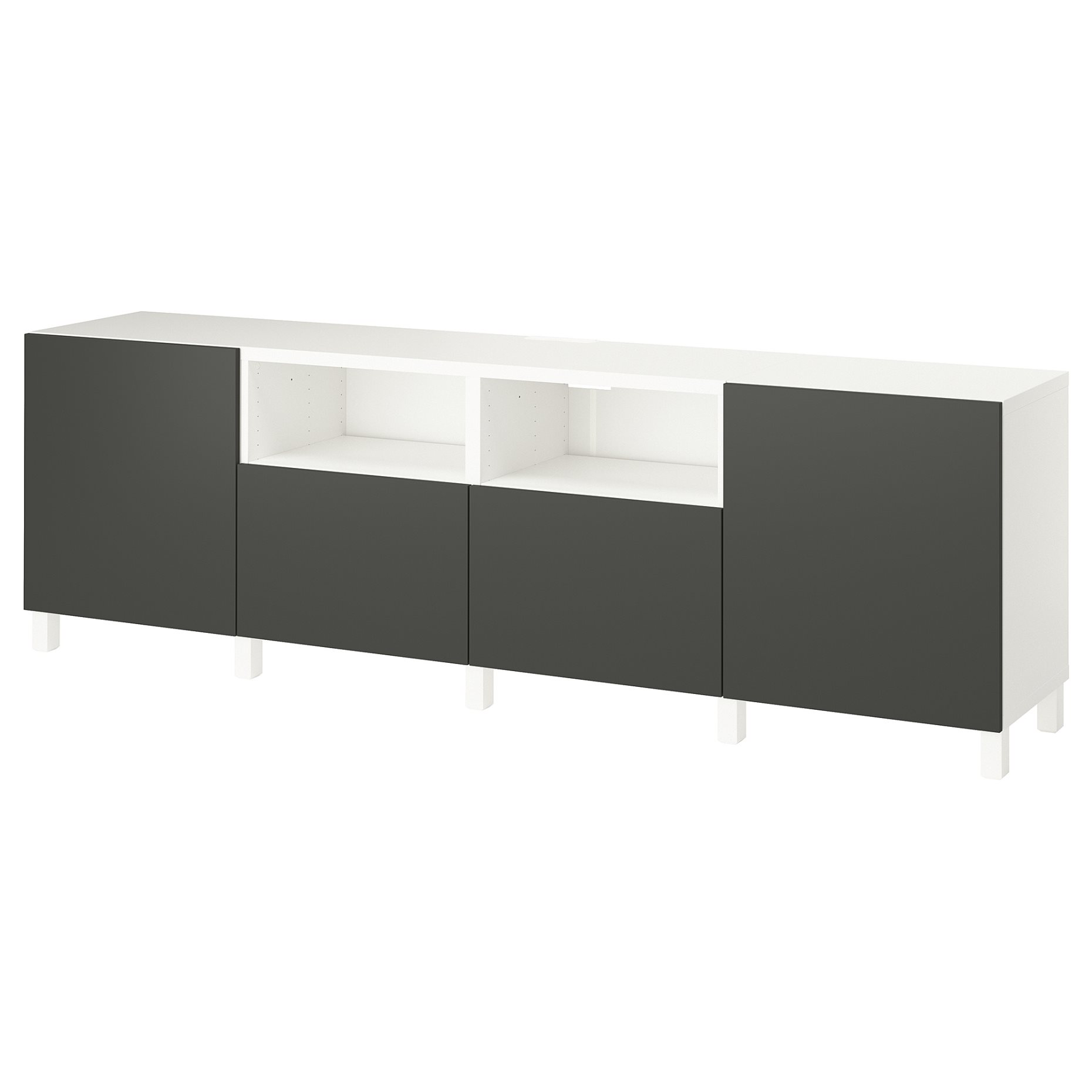 BESTÅ, TV шкаф с врати и чекмеджета, 395.749.93