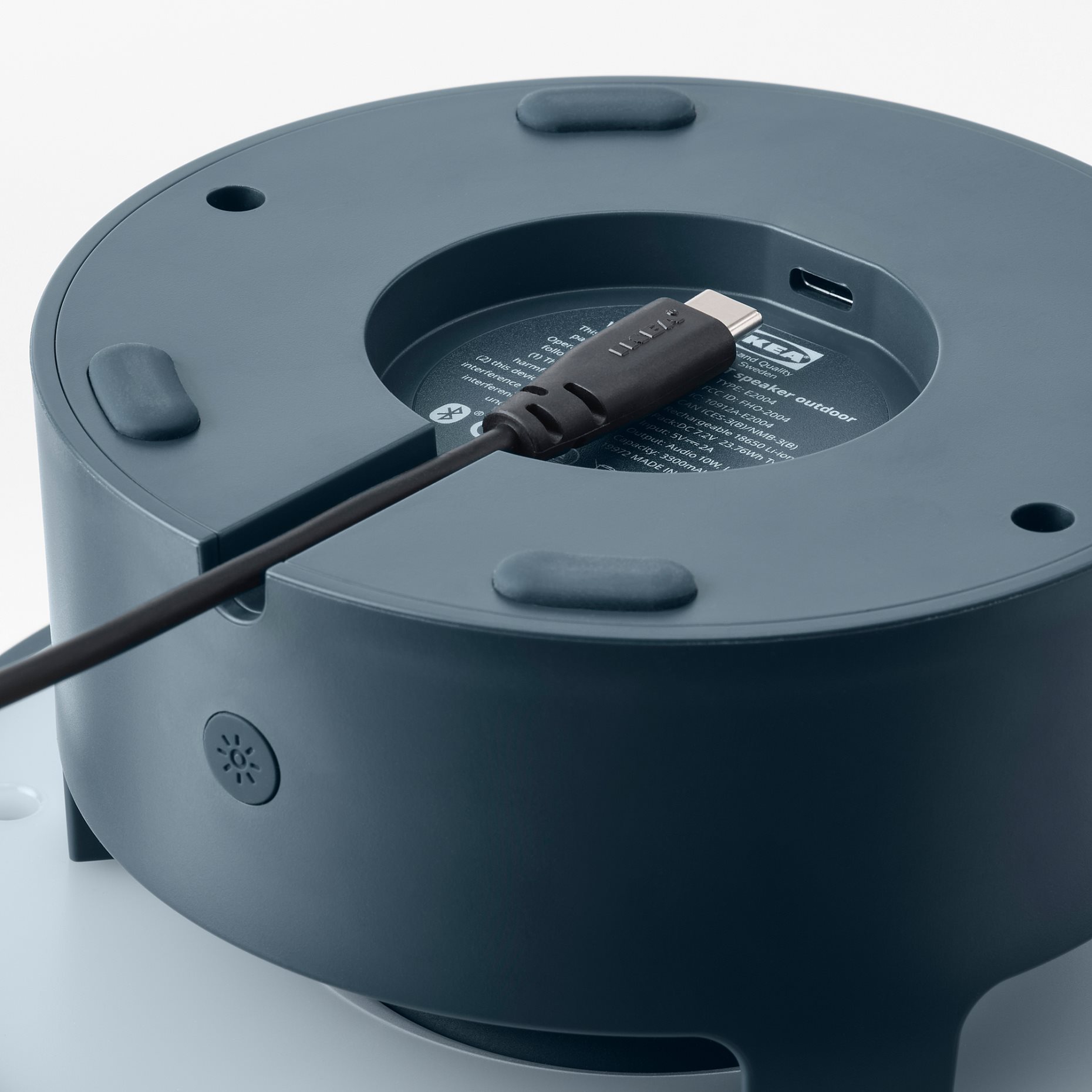 VAPPEBY, bluetooth тонколона и лампа/на открито, 405.107.35
