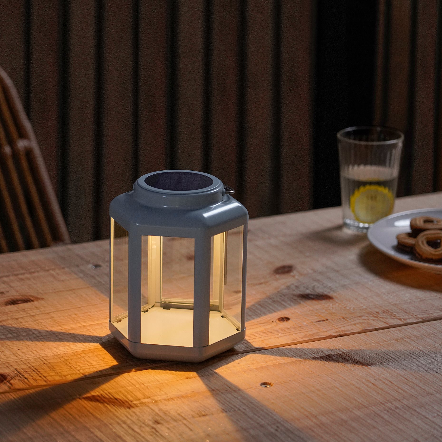SOLVINDEN, LED настолна лампа соларна, 17 см, 405.145.83