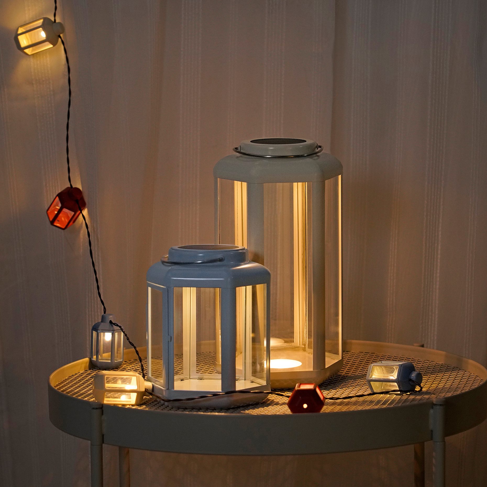 SOLVINDEN, LED настолна лампа соларна, 17 см, 405.145.83