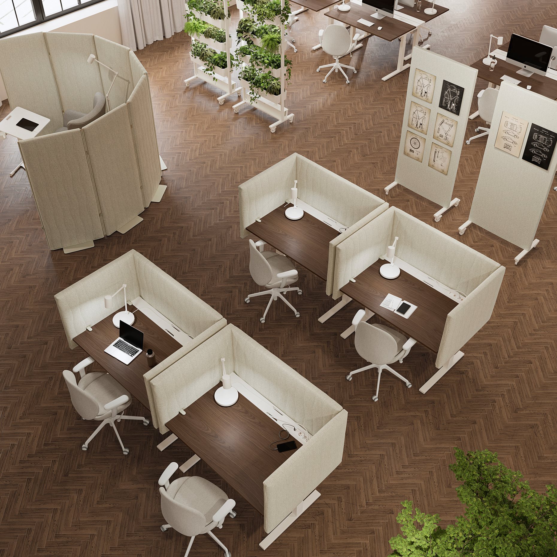 MITTZON, шумоизолиращ панел за бюро, 405.281.94