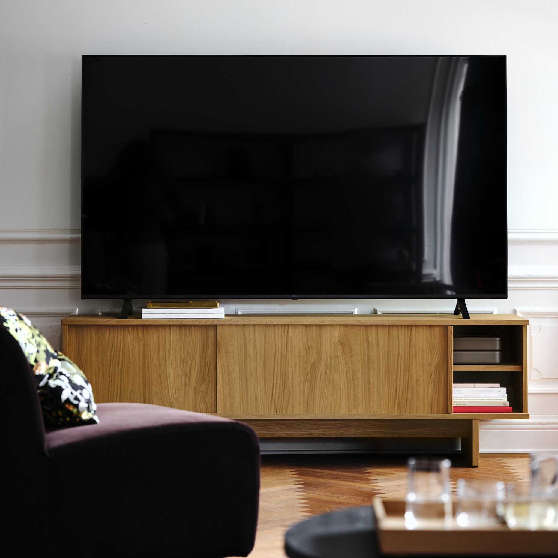 STOCKHOLM 2025, TV шкаф с плъзгащи се врати, 405.865.08