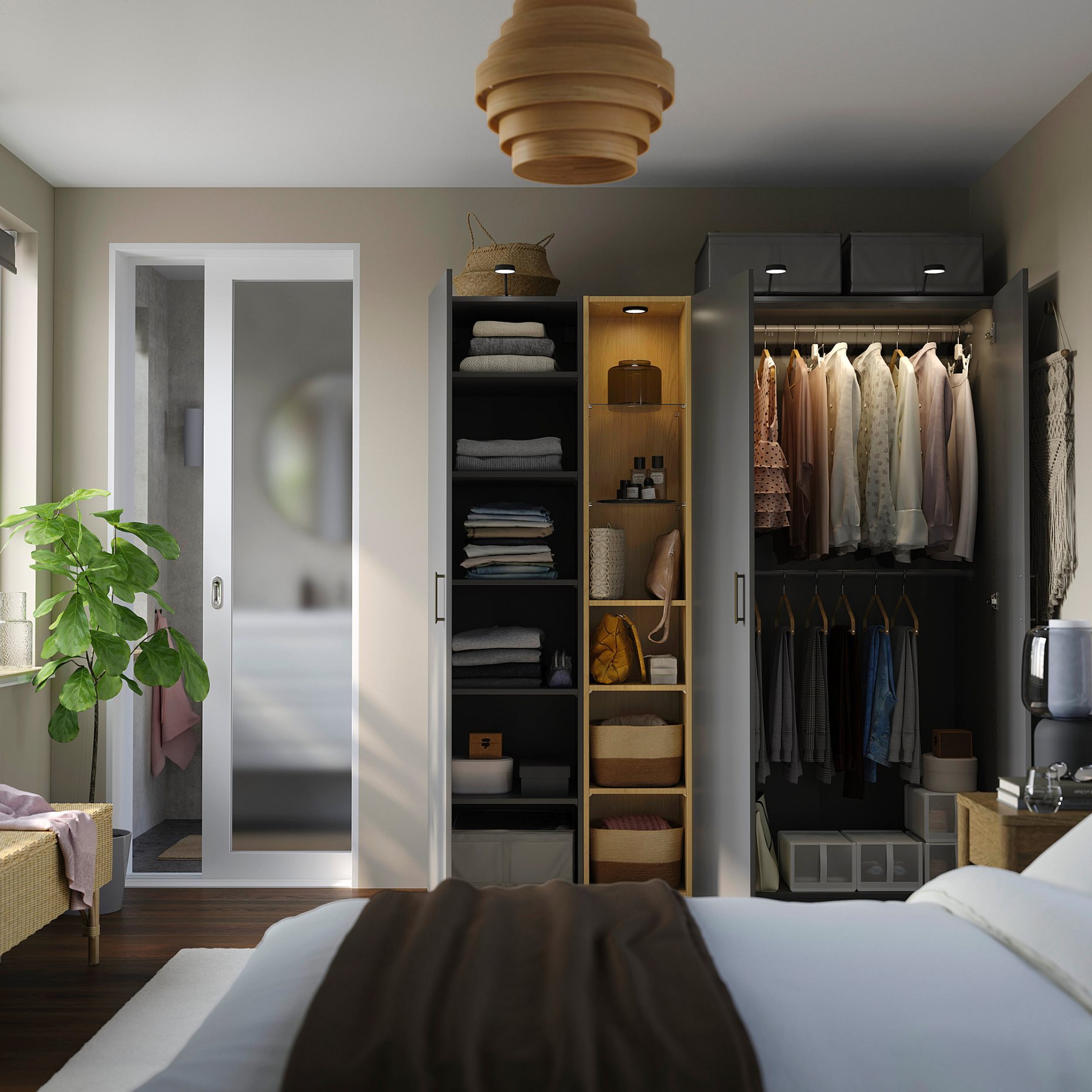 PAX/FORSAND, гардероб - комбинация, 496.072.62