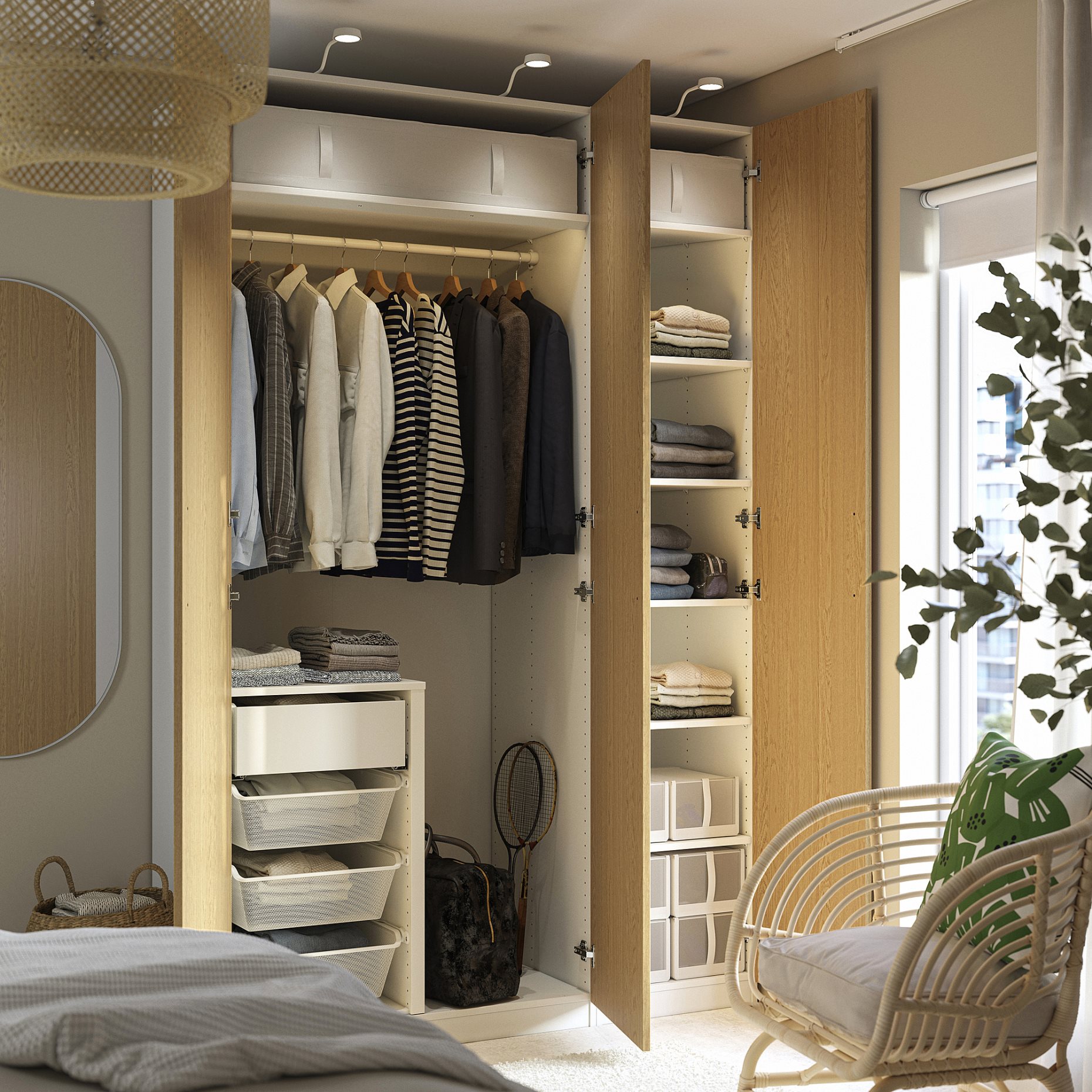 PAX/TONSTAD, гардероб - комбинация, 595.490.02