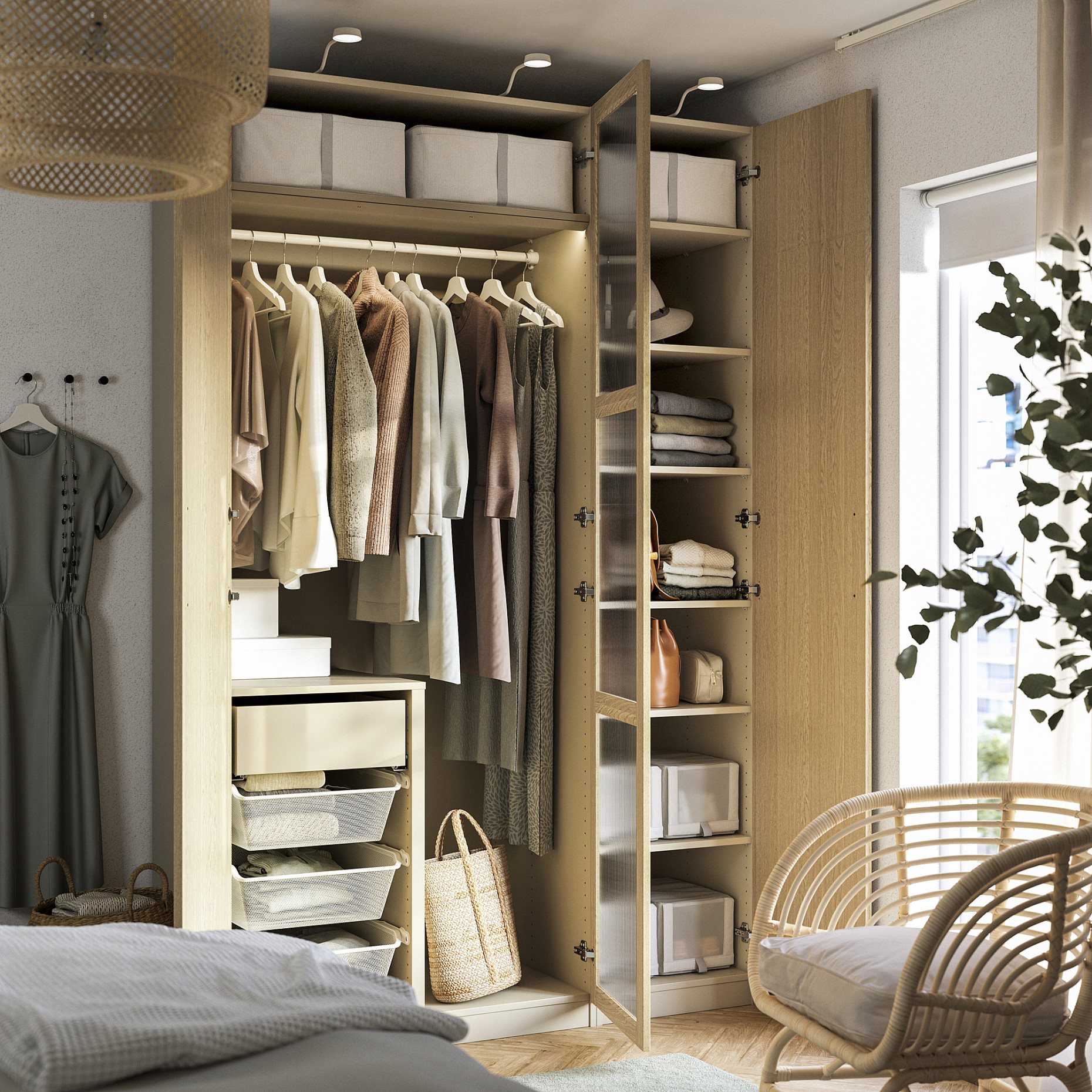 PAX/TONSTAD, гардероб - комбинация, 595.490.64
