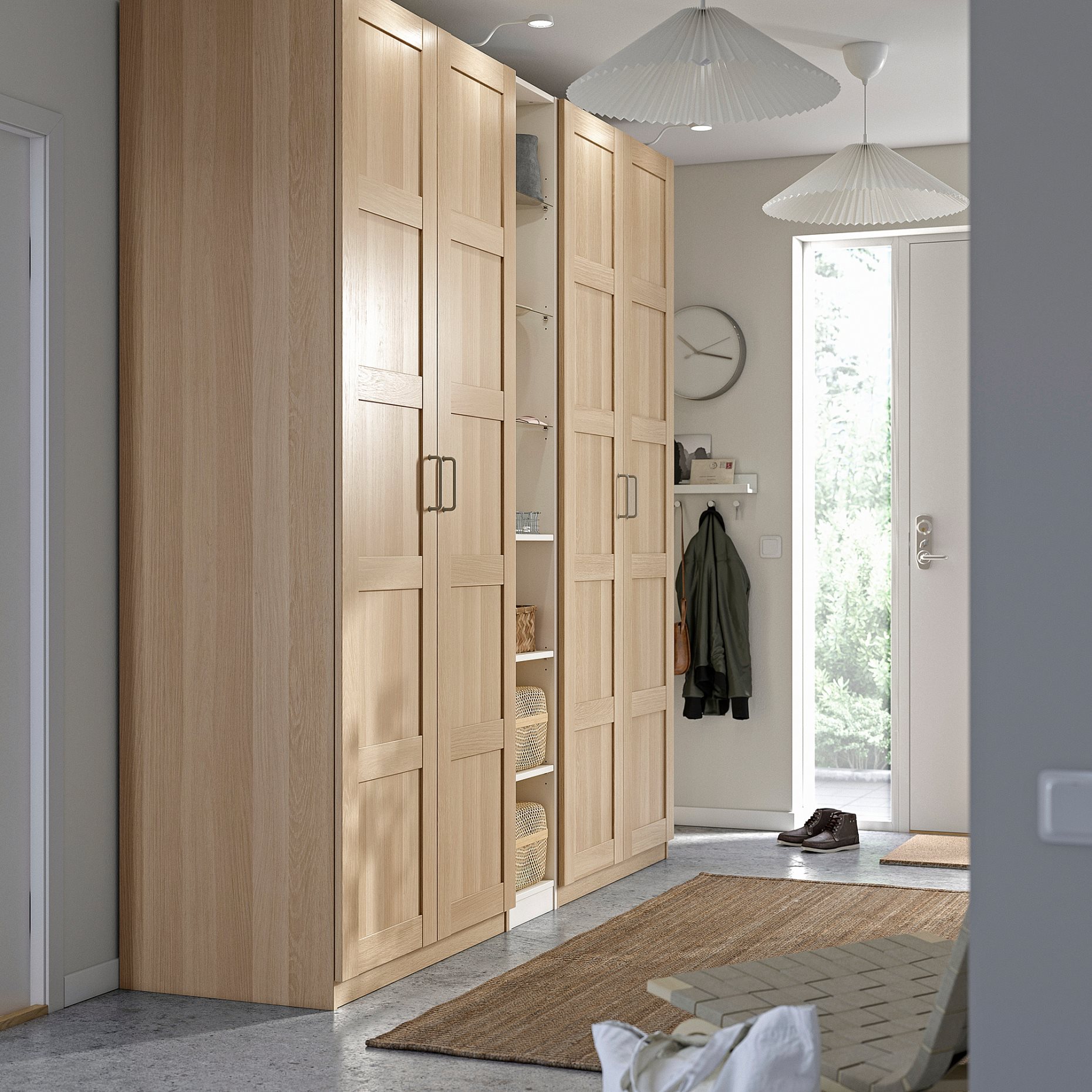 PAX/BERGSBO, гардероб - комбинация, 596.074.07