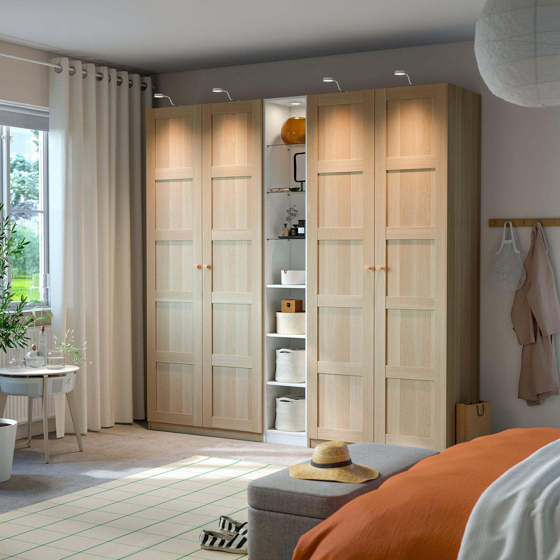 PAX/BERGSBO, гардероб - комбинация, 596.074.07