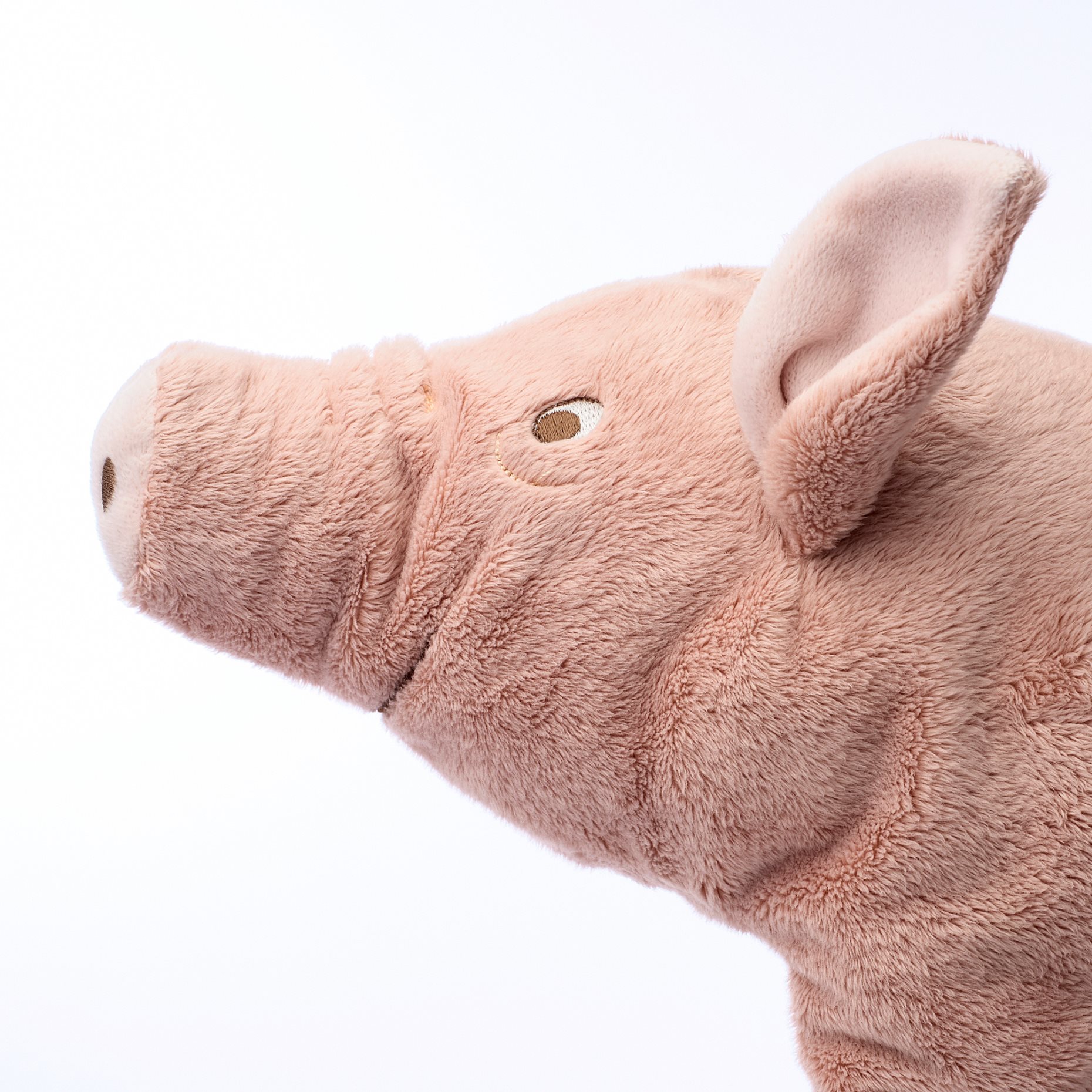 KNORRIG, плюшена играчка, прасе/розово, 602.604.48