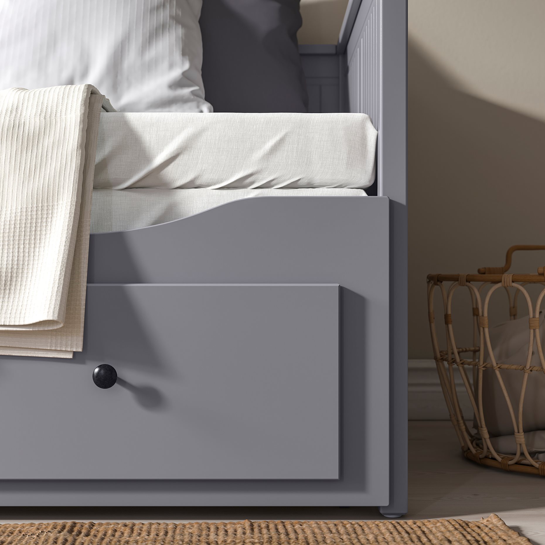 HEMNES, кушетка с 3 чекмеджета, 80x200 см, 603.722.76