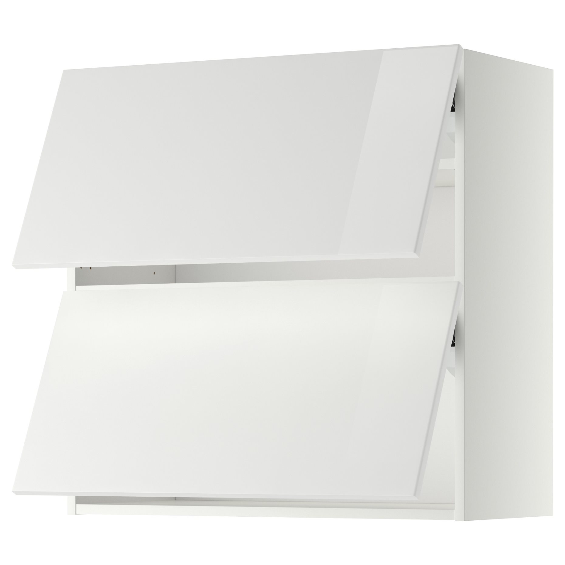 METOD, стенен хоризонтален шкаф с 2 врати, 80x80 см, 693.919.87