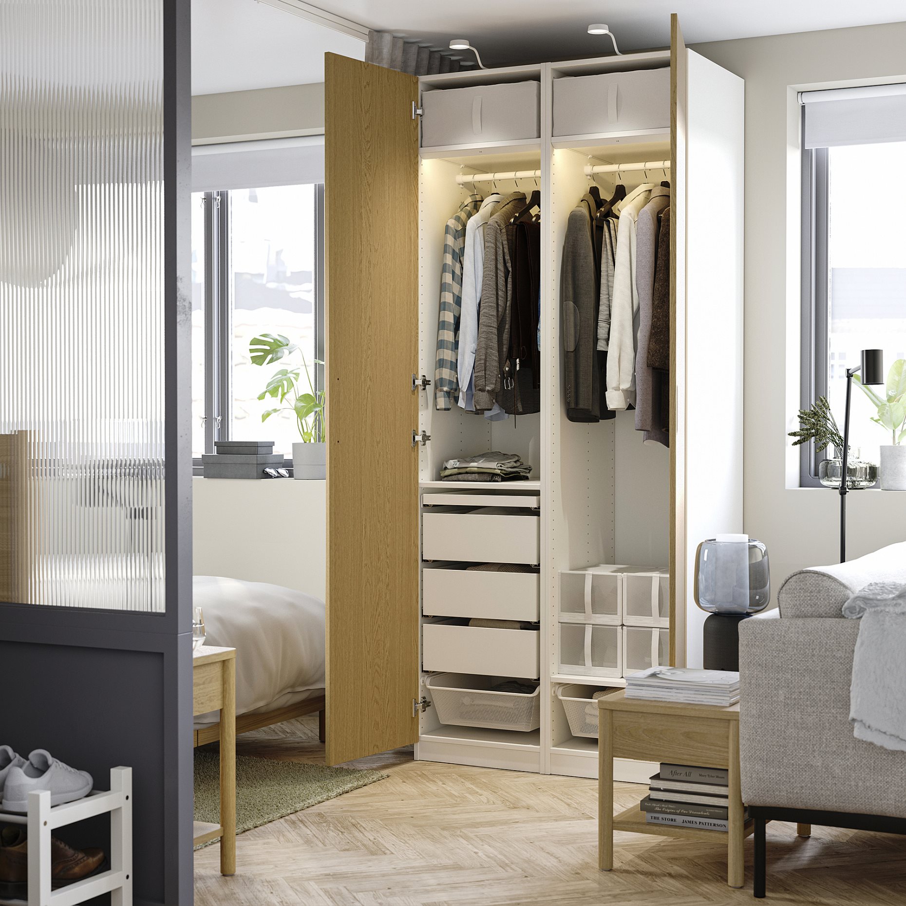 PAX/TONSTAD, гардероб - комбинация, 695.489.69