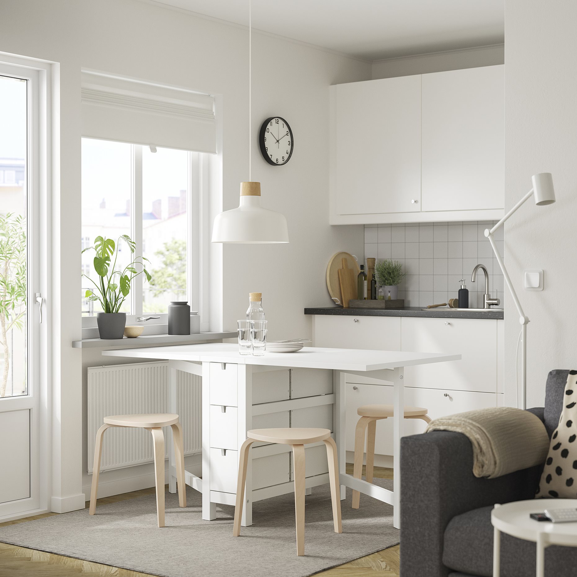 NORDEN/KYRRE, маса и 4 стола, 795.688.29