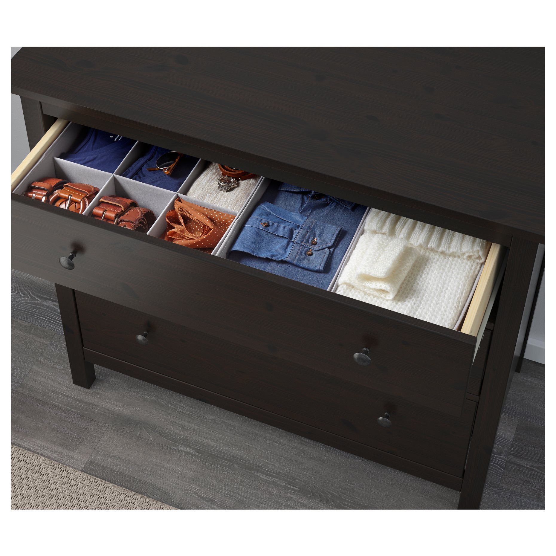 HEMNES, скрин с 3 чекмеджета, 804.247.50