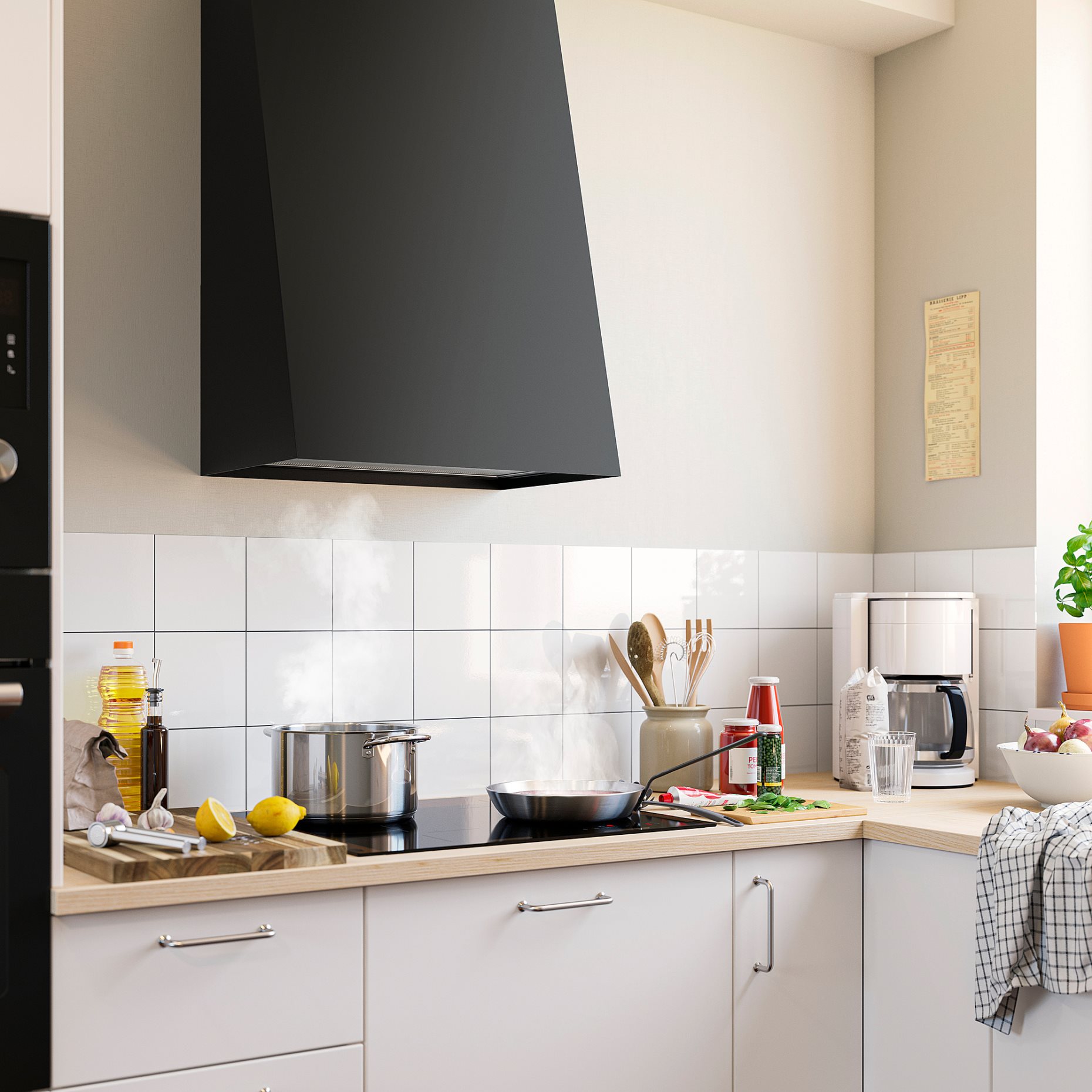 FIVELSBO, аспиратор за стенен монтаж, 56 см, IKEA 300, 806.203.22