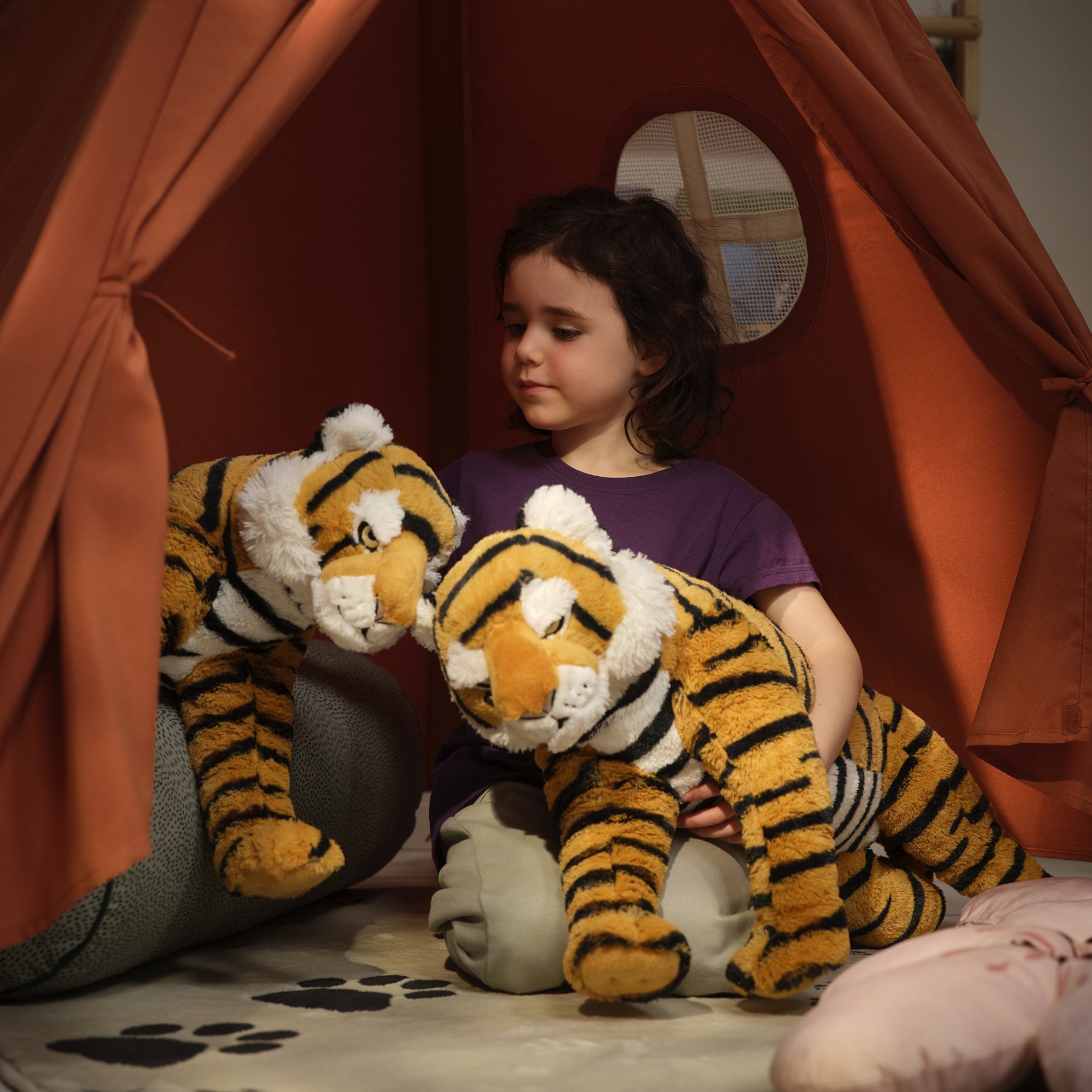 ALPTALL, плюшена играчка, бенгалски тигър, 60 см, 806.206.33