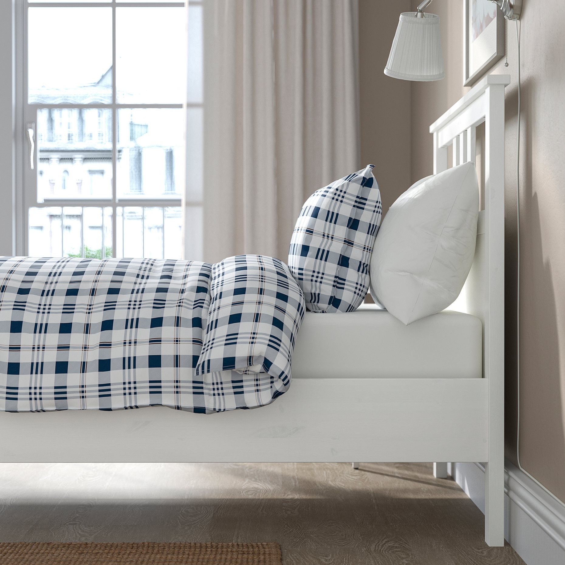 HEMNES, легло с матрак, 895.419.57