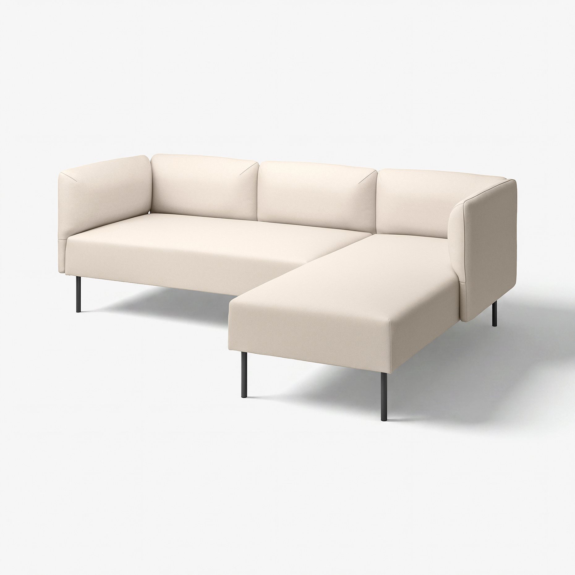 LILLEHEM, 3-местен модулен диван с лежанка, 895.682.87