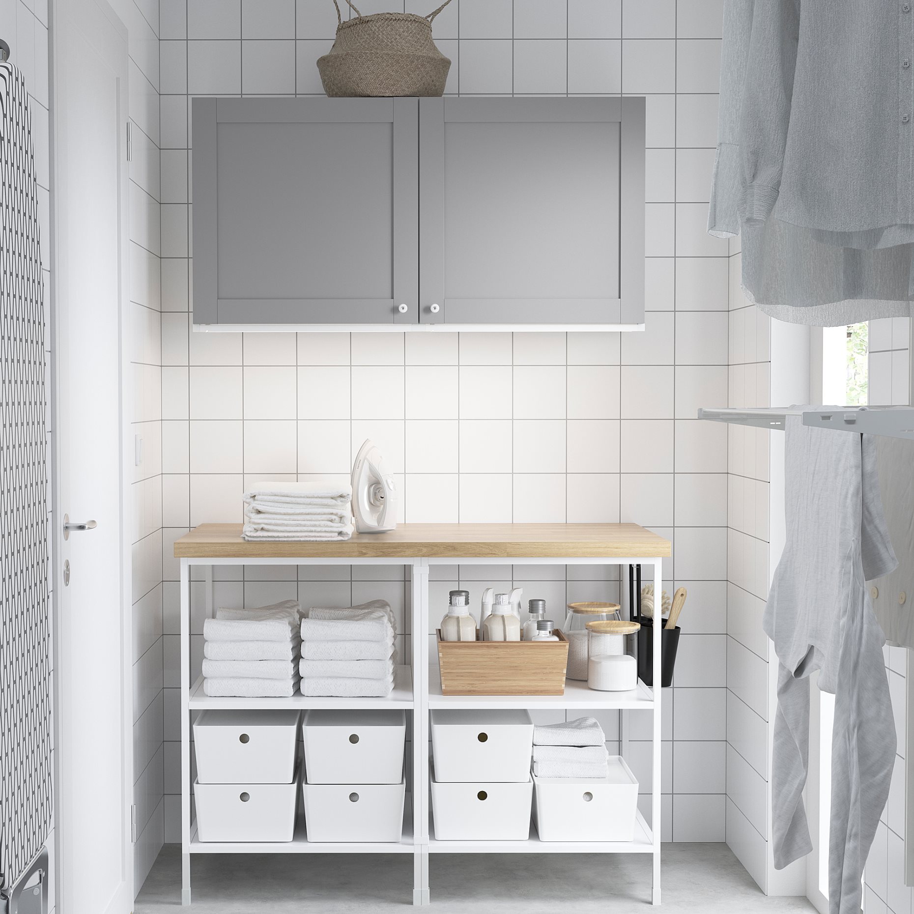 ENHET, комб. артикули за съхранение, 995.480.53