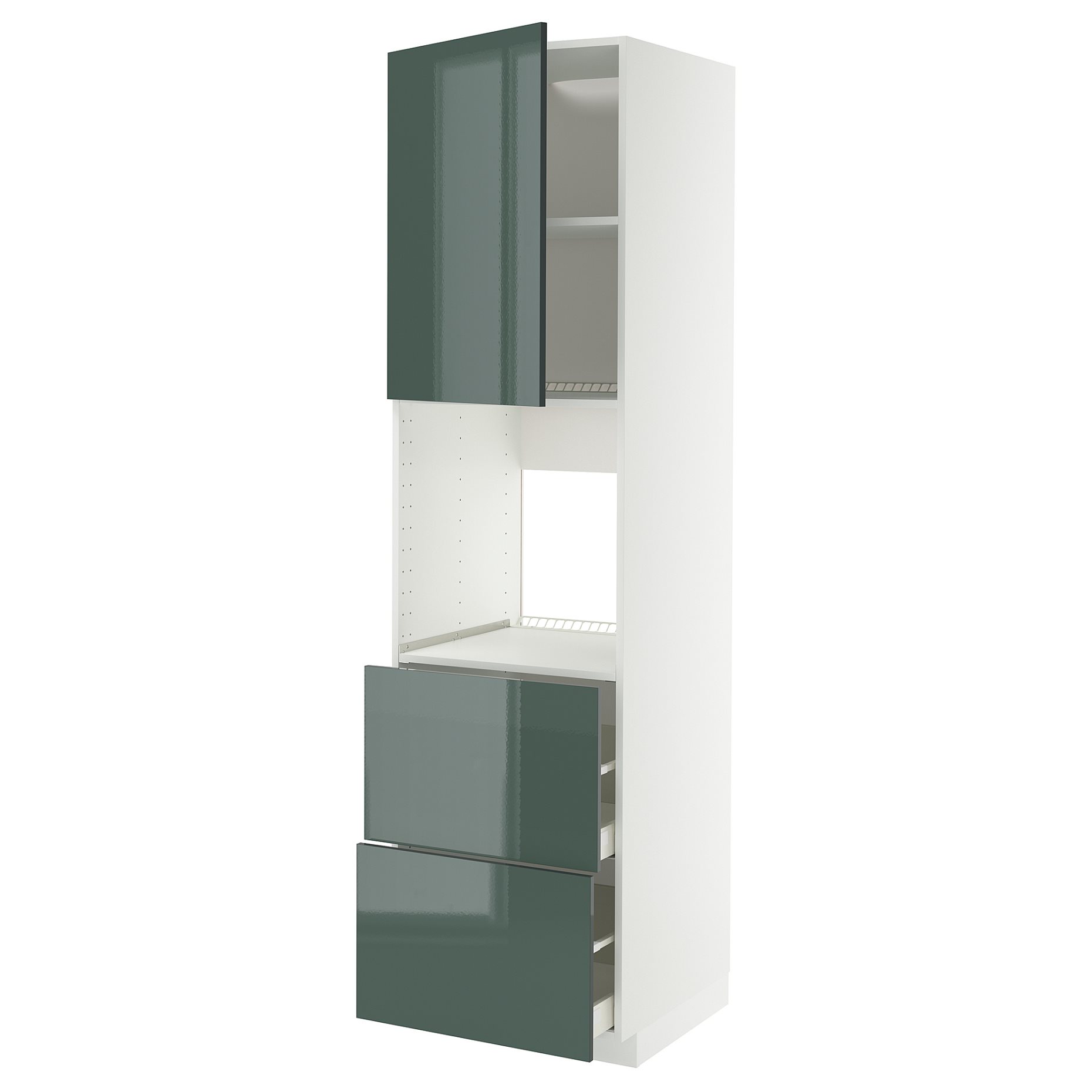 METOD/MAXIMERA, висок шкаф за фурна, чекм./2 чела/2 вис. чекм., 995.862.81