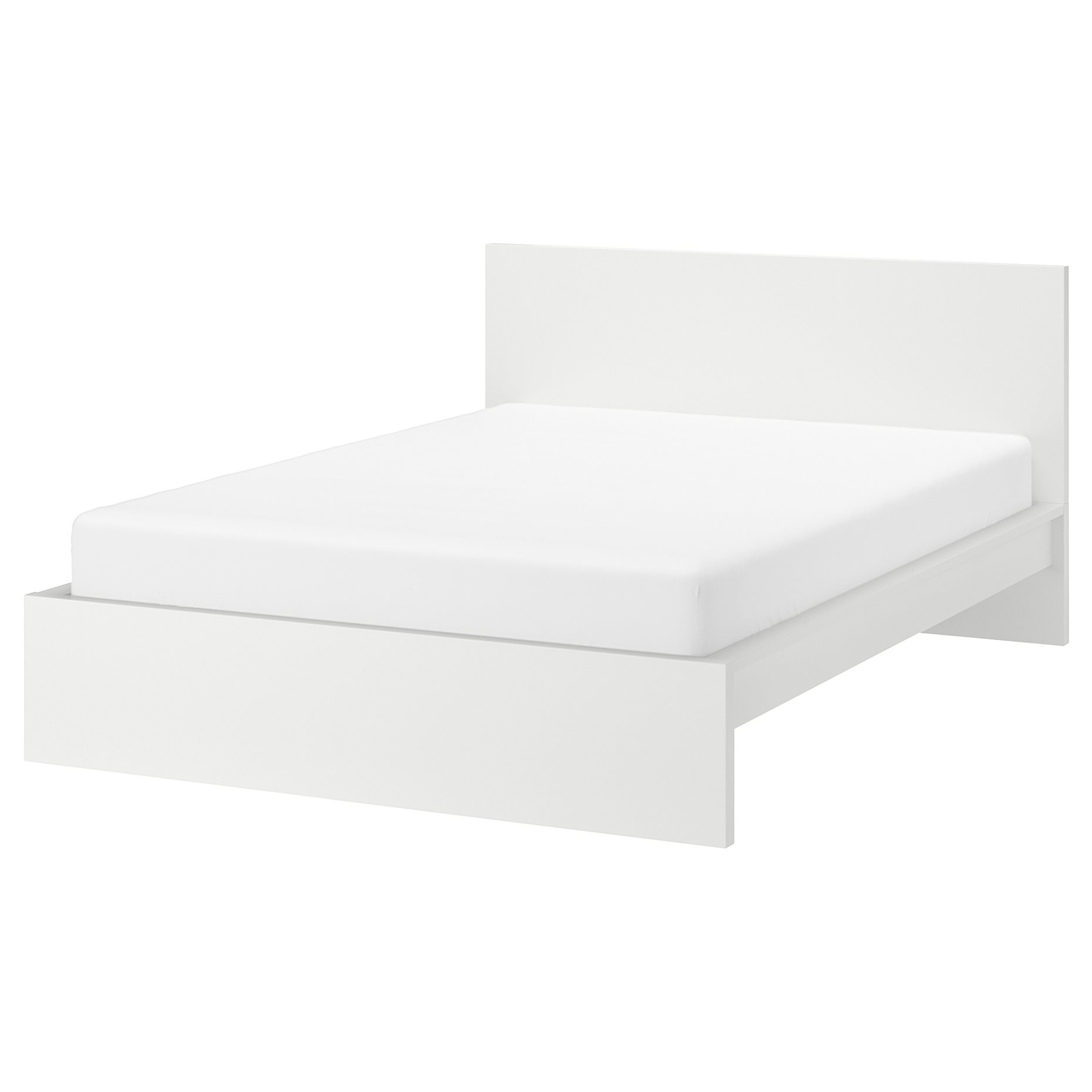 MALM, високо легло, 180x200 см, бяло, 002.494.73