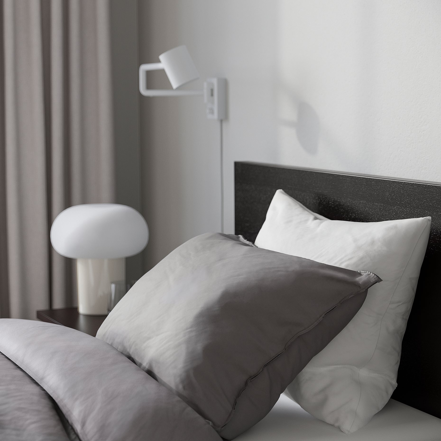 MALM, легло с матрак, 095.368.46