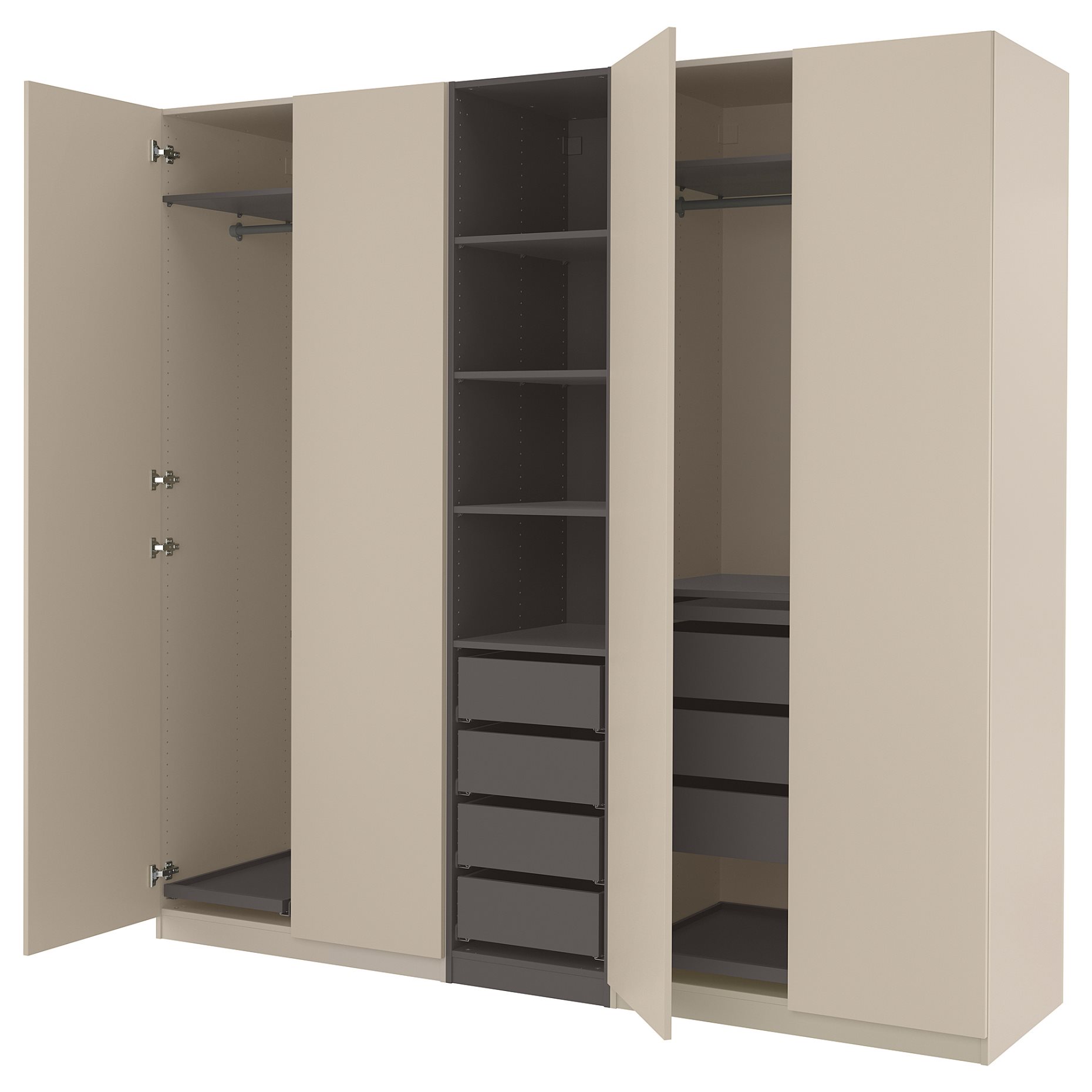 PAX/FORSAND, гардероб - комбинация, 095.622.27