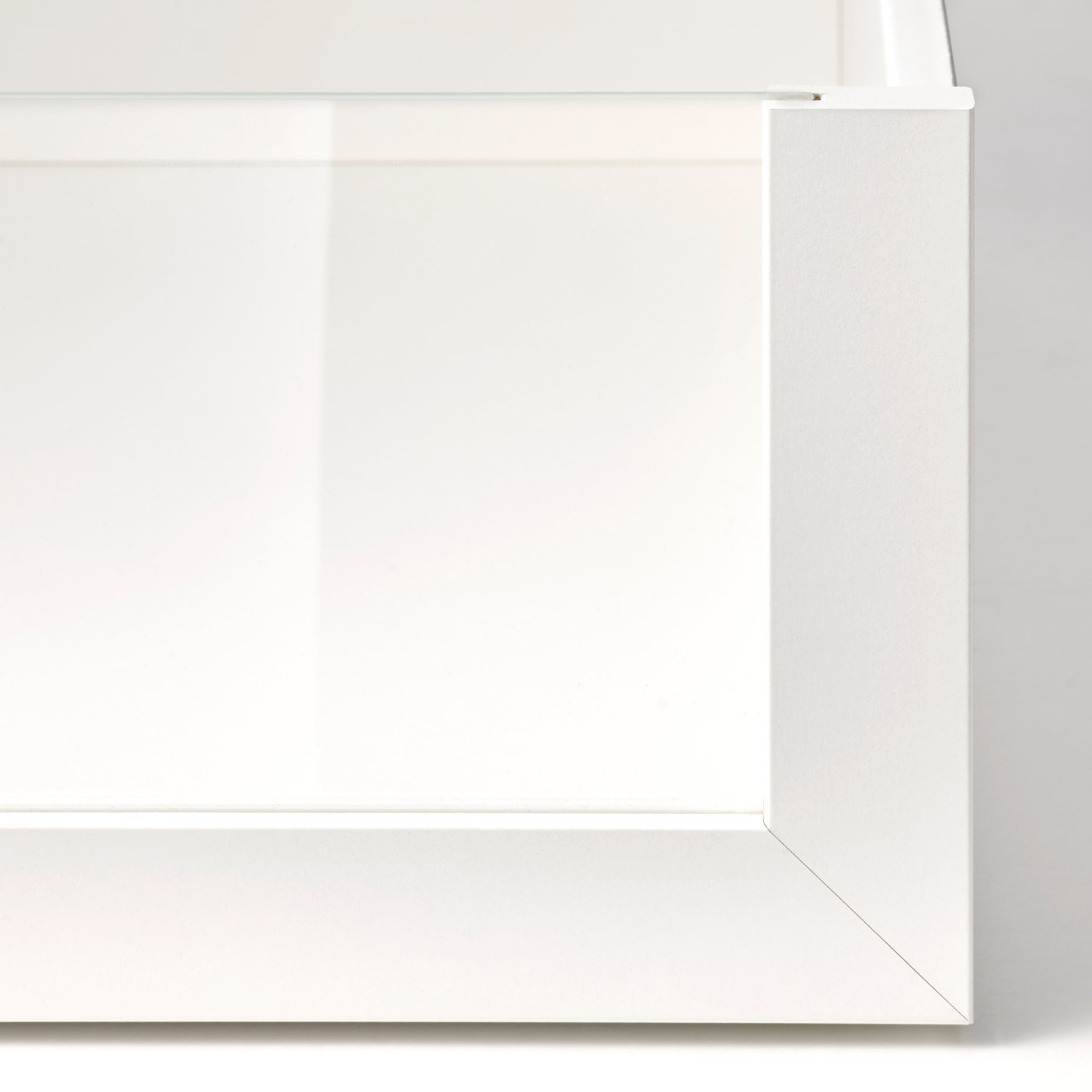 KOMPLEMENT, чекмедже със стъклено чело, 75x58 см, бяло, 102.466.95