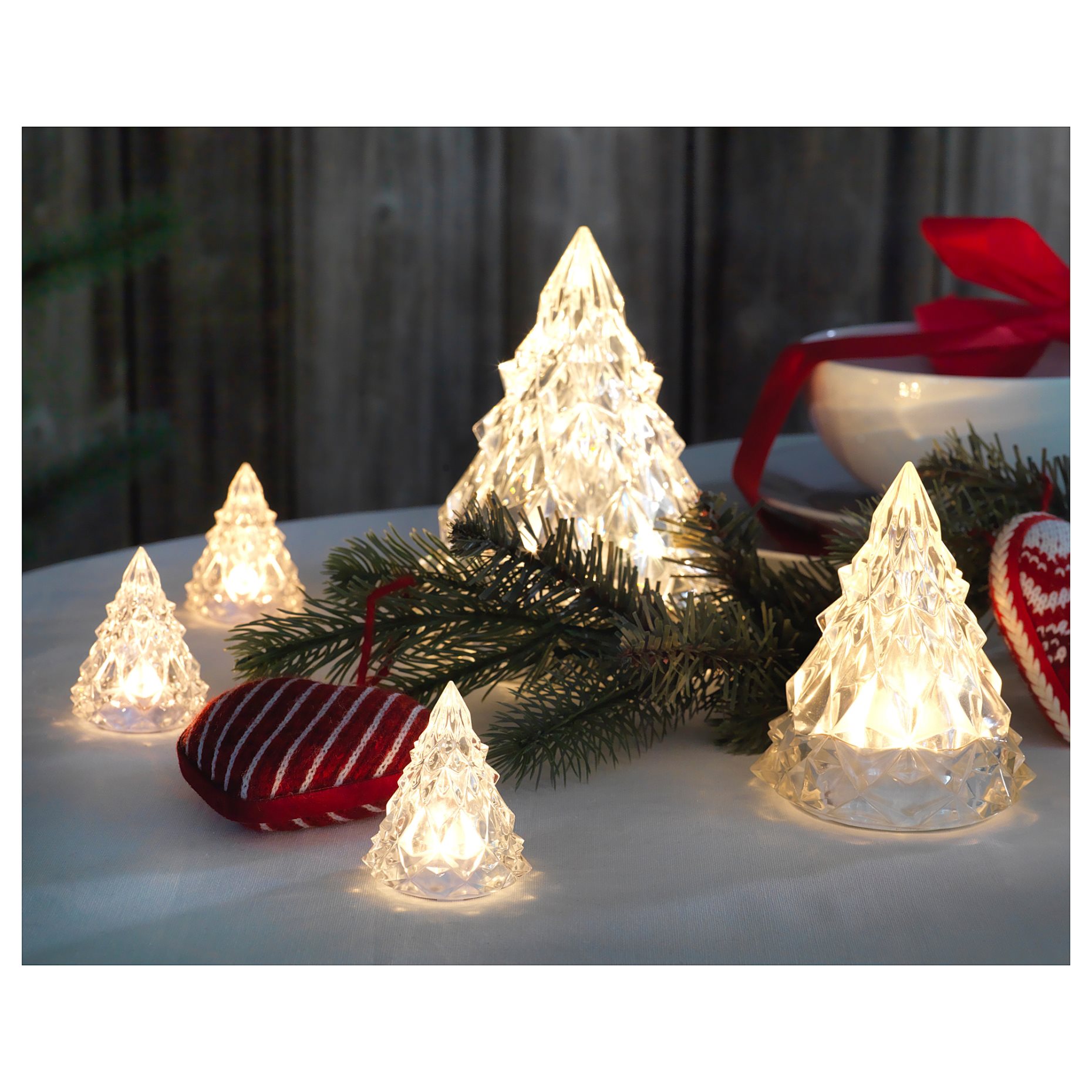 VINTER 2018, LED декоративно осветление, работи на батерии, 3 бр/к-т, 104.006.96