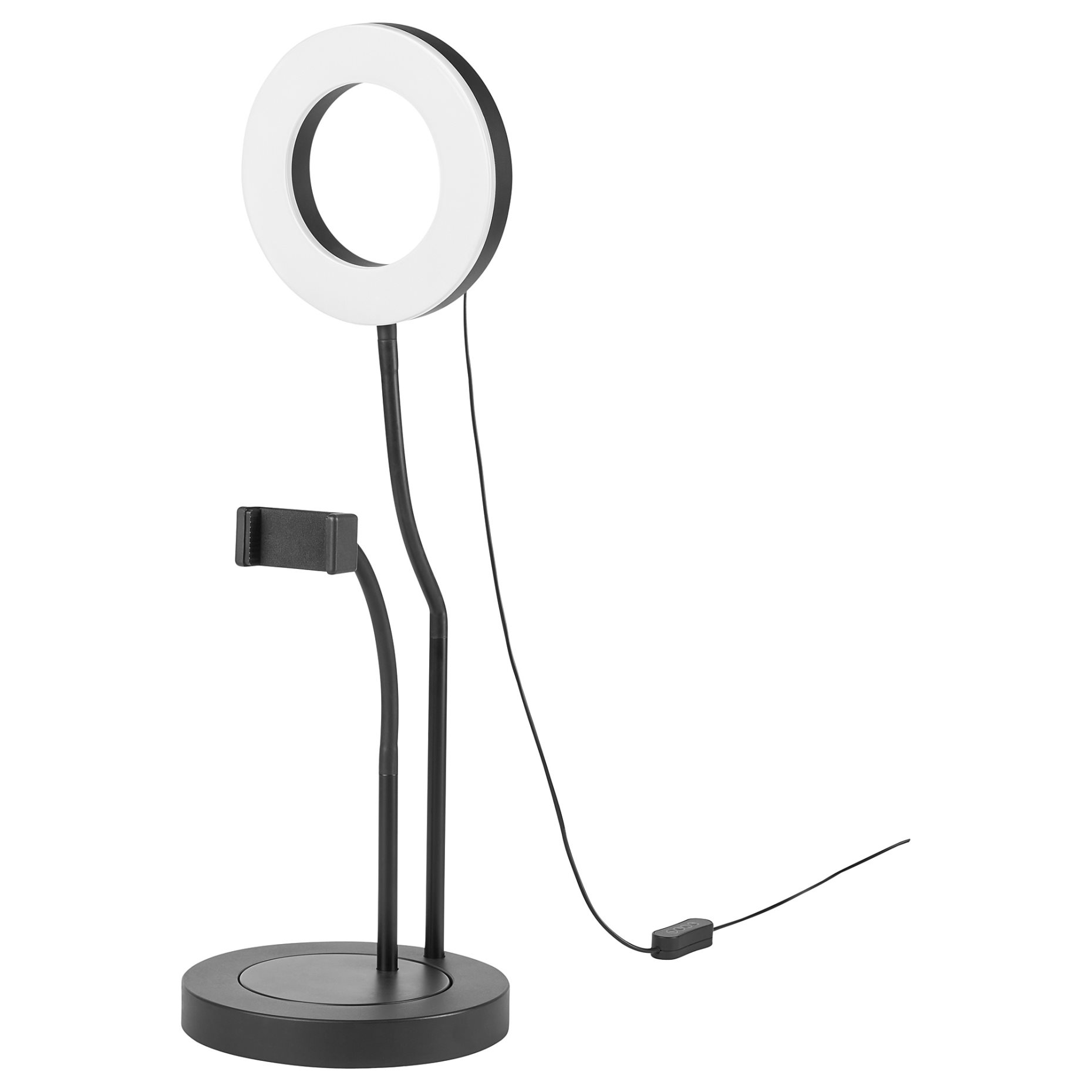 LÅNESPELARE, ринг лампа с поставка за телефон, 105.143.58