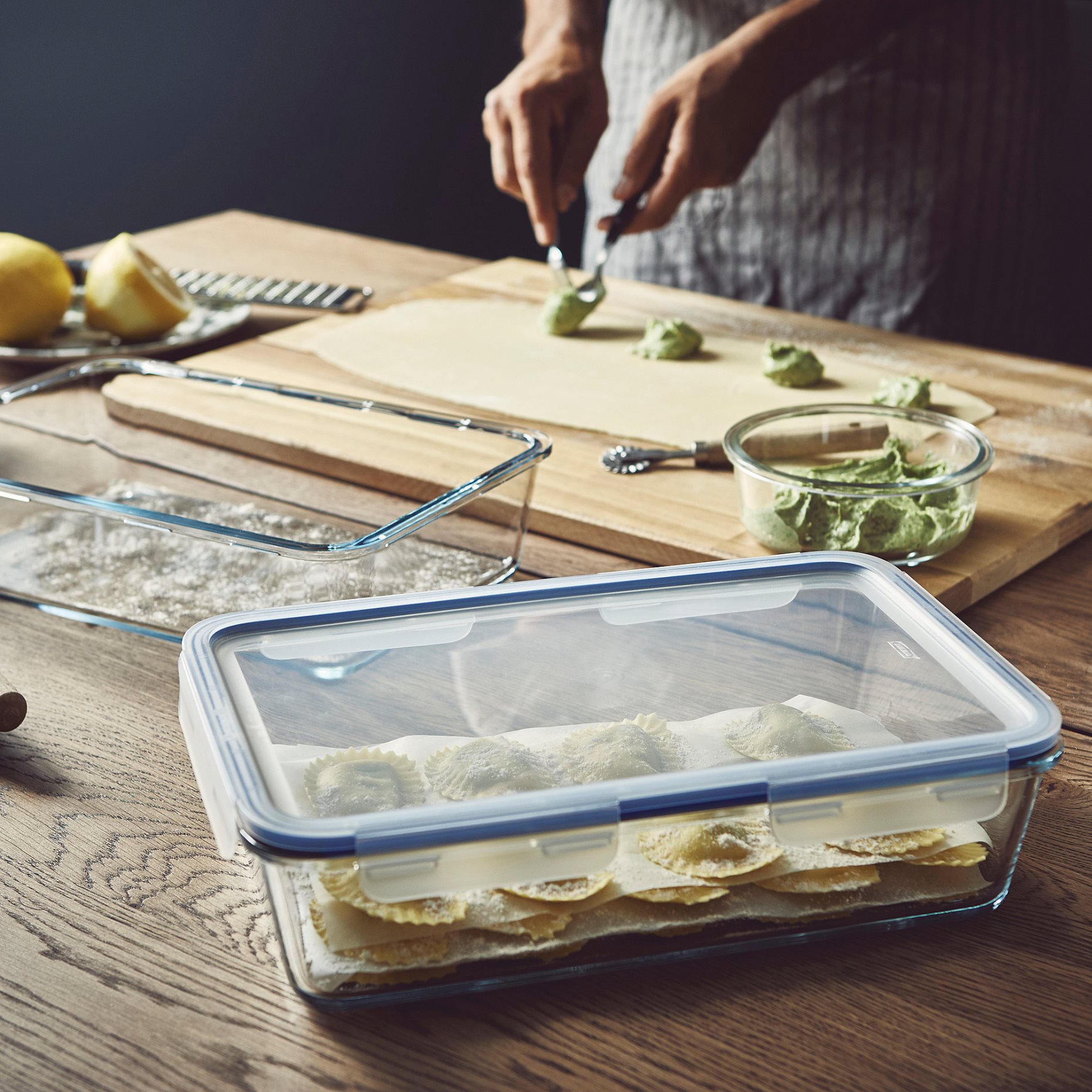 IKEA 365+, правоъгълна кутия за храна с капак, 192.767.77